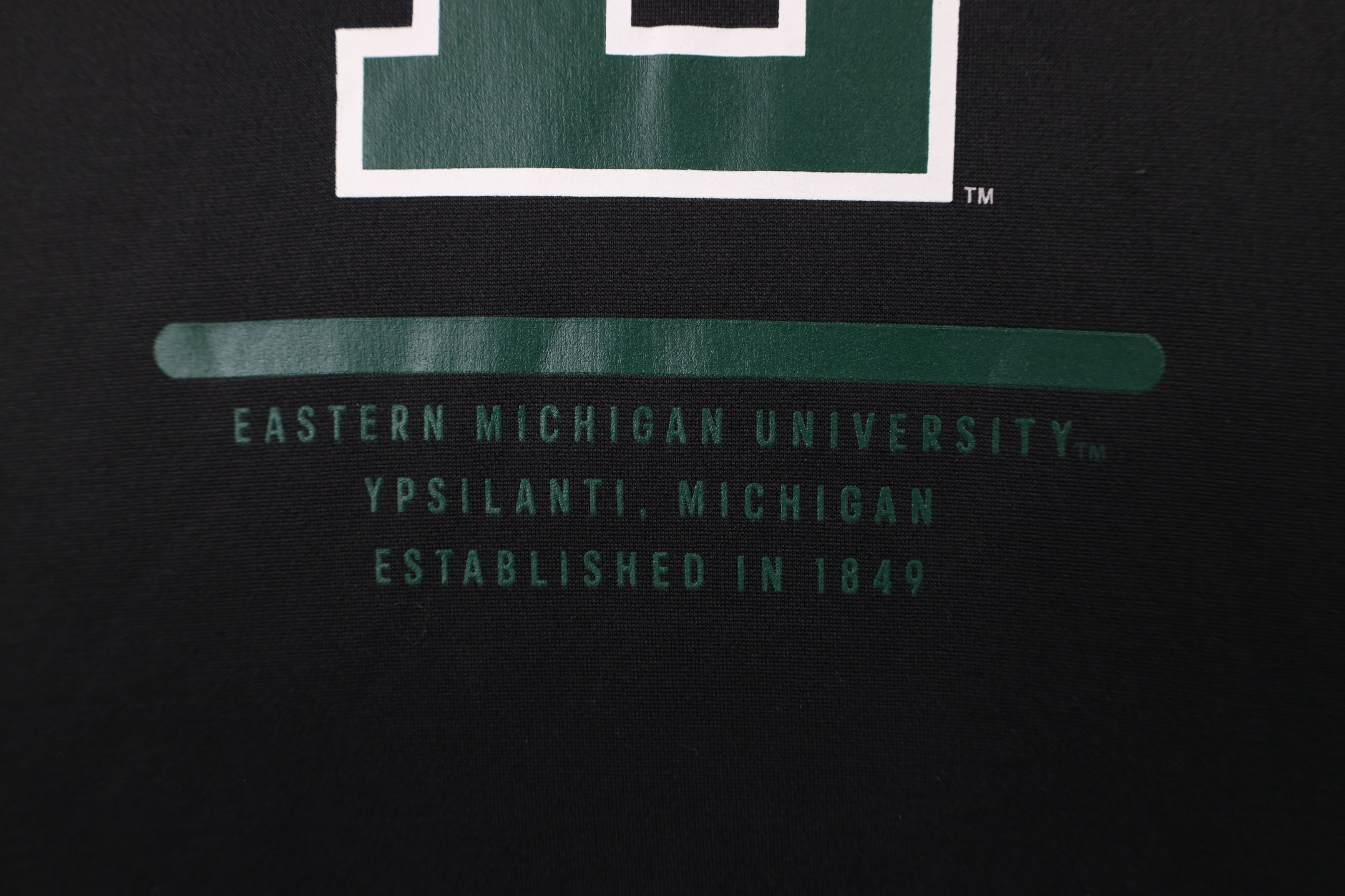 Adidas × Vintage Adidas Eastern Michigan University Football Hoodie Black Size US XXL / EU 58 / 5 - 5 Thumbnail