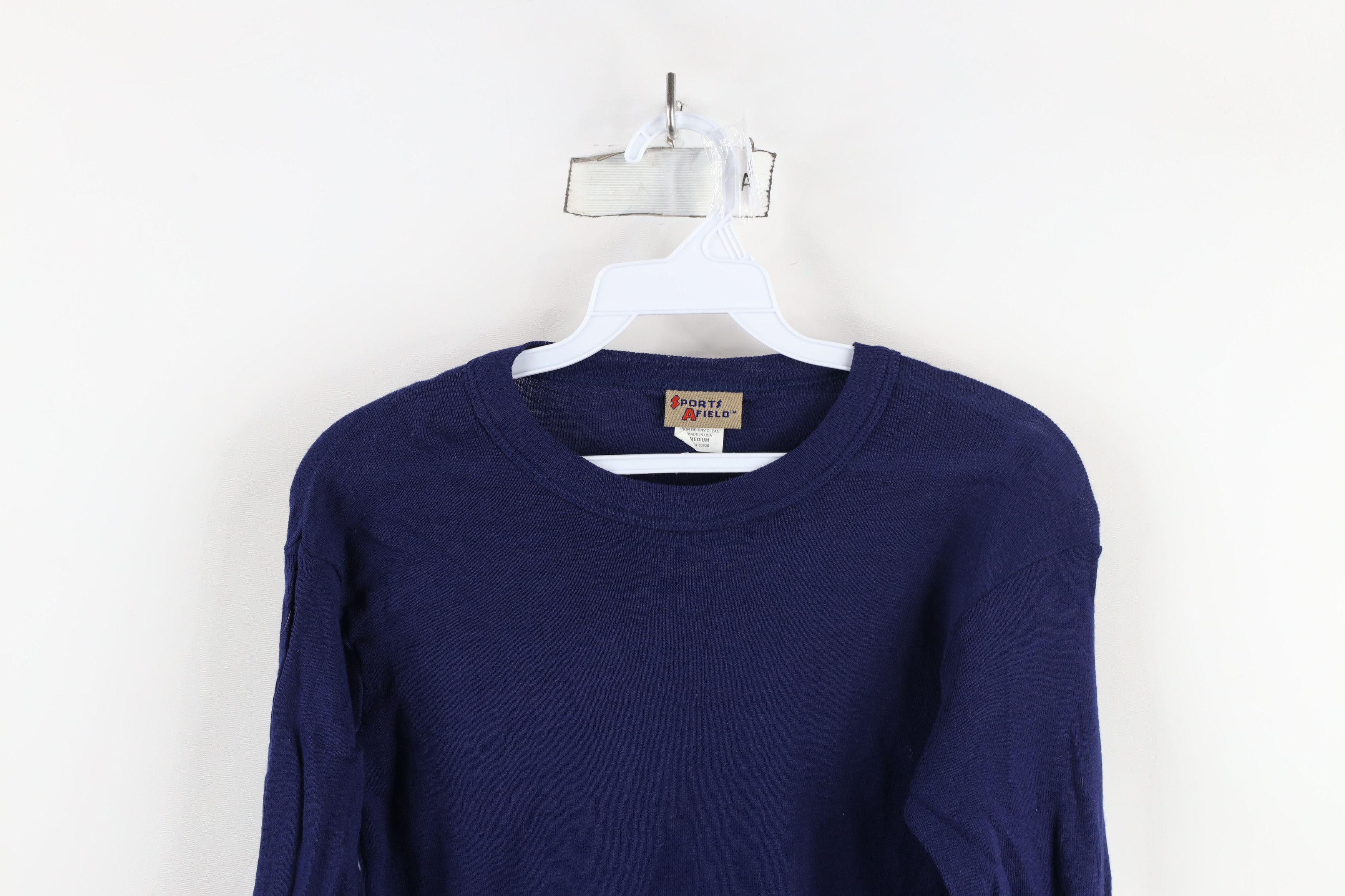 Vintage Vintage 90s Streetwear Ribbed Knit Long Sleeve T-Shirt USA Size M / US 6-8 / IT 42-44 - 2 Thumbnail