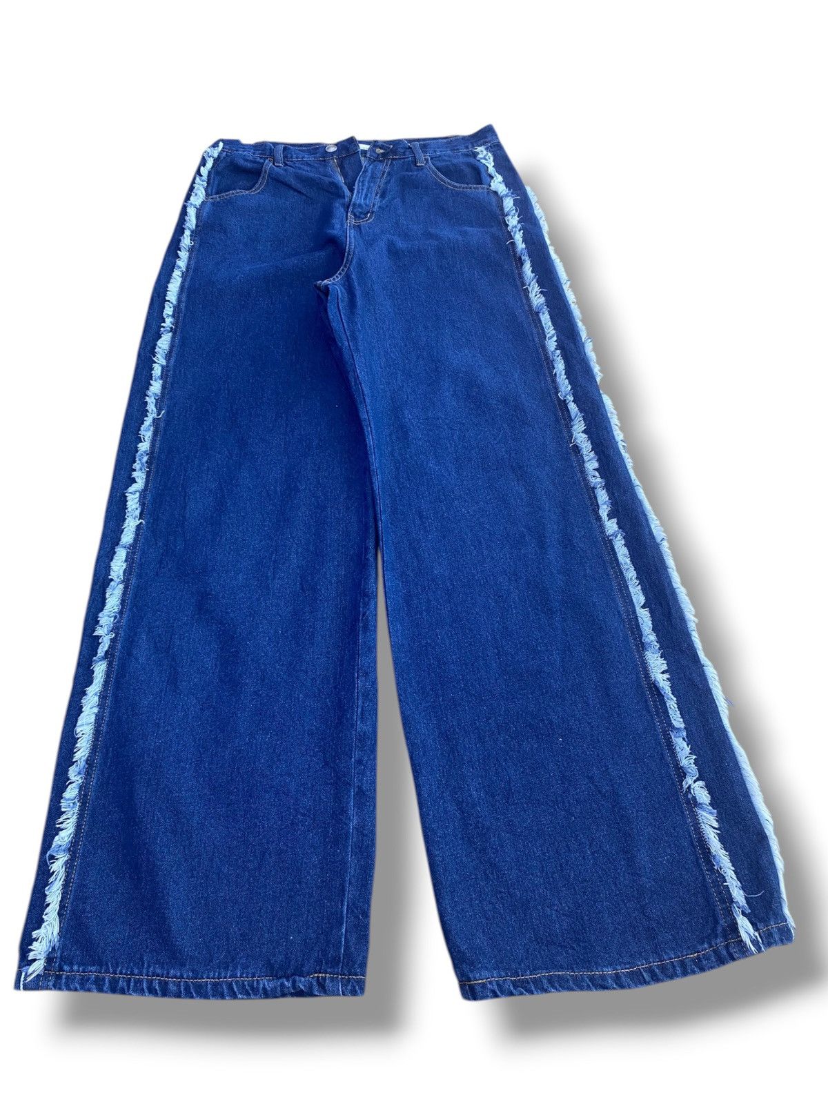 Japanese Brand Japanese Brand Side Stripe Style Baggy Jeans Size US 34 / EU 50 - 1 Thumbnail