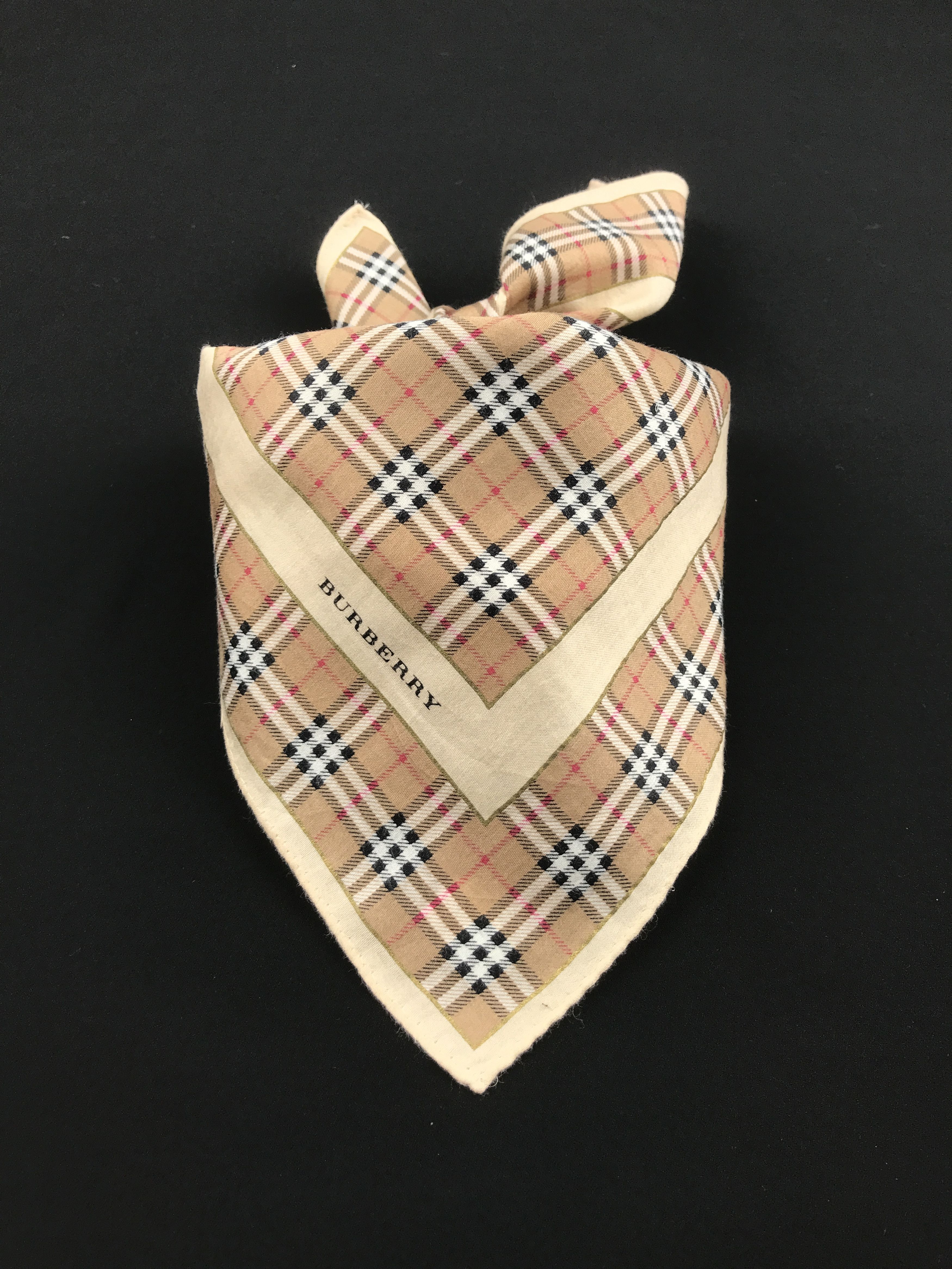 Burberry × Vintage Vintage Burberry Bandana Neckerchief Handkerchief Size ONE SIZE - 3 Thumbnail