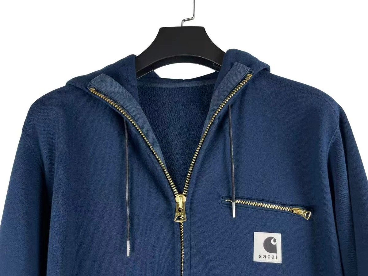 Carhartt Wip × Sacai Sacai x Carhartt WIP SS26 Zip-Up Hoodie Size US M / EU 48-50 / 2 - 4 Thumbnail