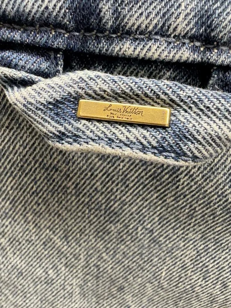 Louis Vuitton Louis Vuitton Blue Lumberjack Short Sleeve Denim Jacket Size US S / EU 44-46 / 1 - 5 Thumbnail