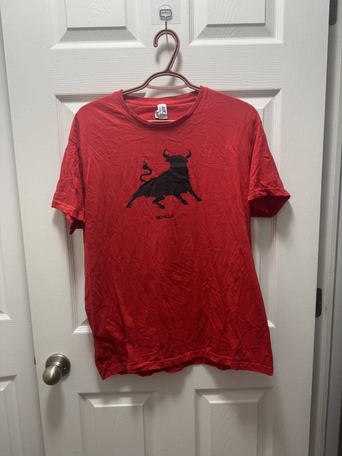 JHK Bull Sevilla Red Shirt Vintage "The Dirties" Movie Worn
