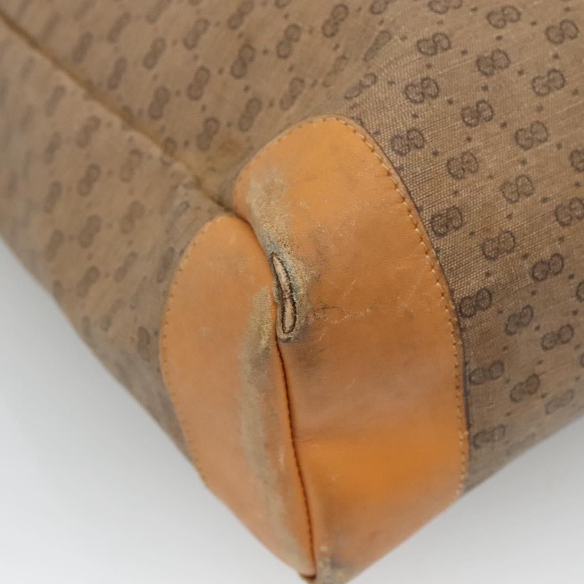 Gucci GUCCI Micro GG Canvas Tote Bag Pvc Beige Gold 002 123 002 Size ONE SIZE - 14 Thumbnail