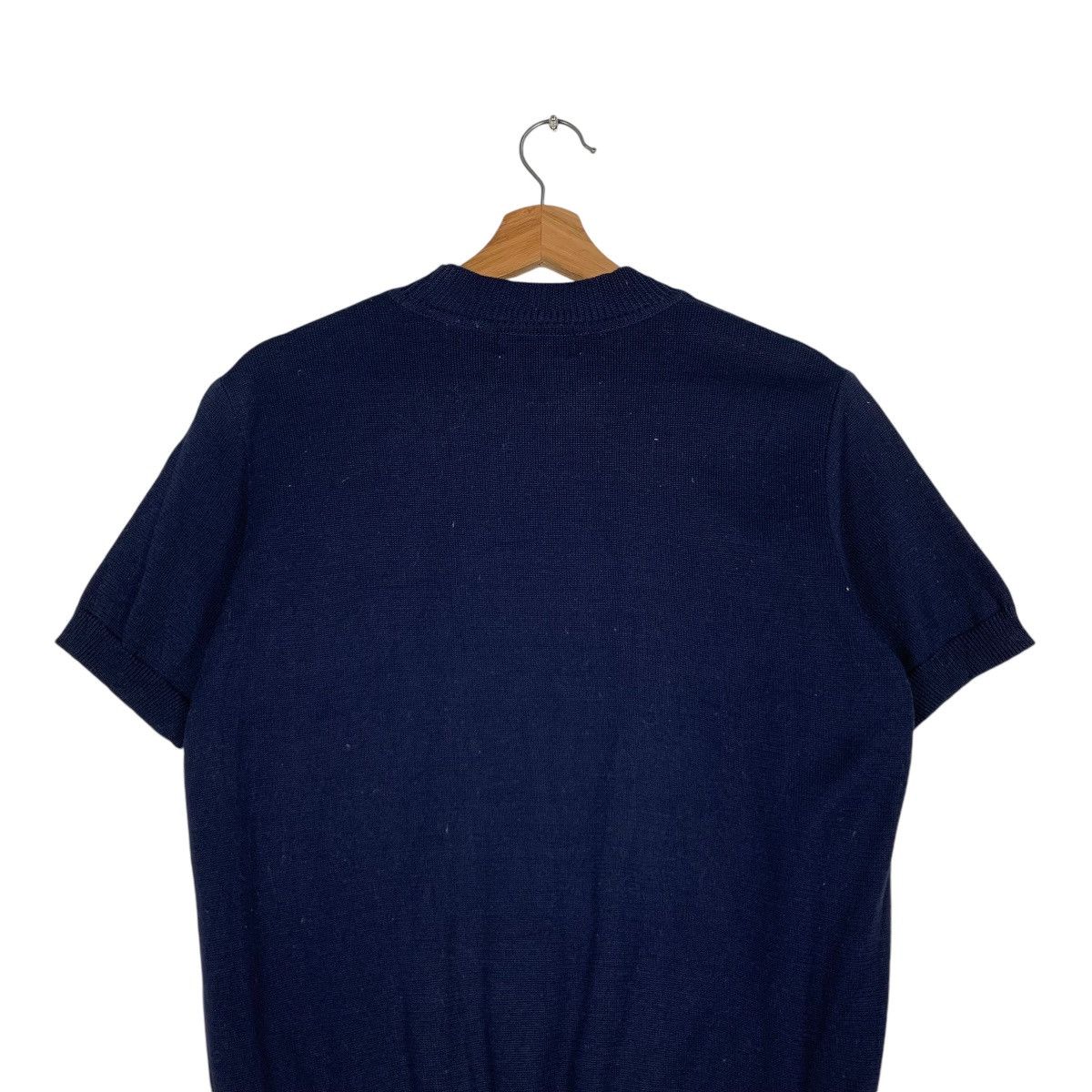 Courreges COURREGES Short Sleeve Crewneck Knitted Sweater #1226-C55 Size S / US 4 / IT 40 - 8 Thumbnail
