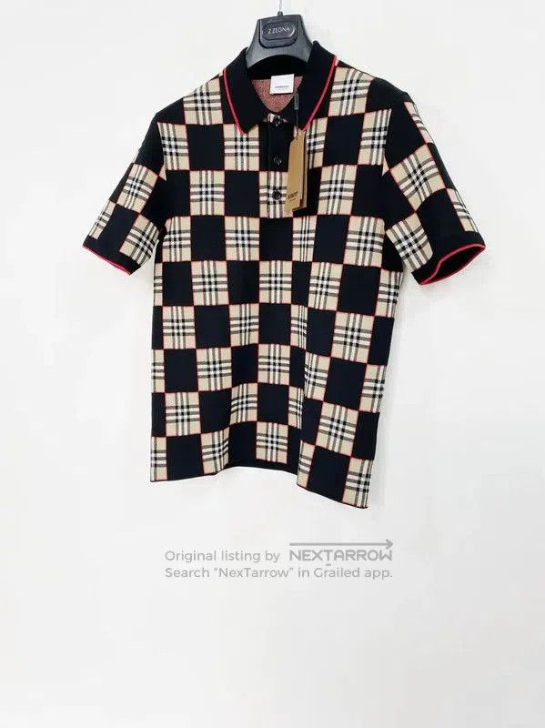 Burberry Burberry Colorblock Wool Men's Polo Shirt. Size US S / EU 44-46 / 1 - 3 Thumbnail