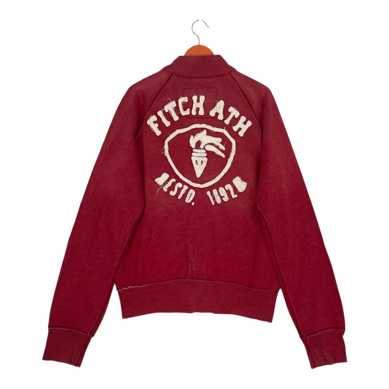 Abercrombie & Fitch Vintage Abercrombie And Fitch Backhit Logo Zipp Sweatshirt Size US L / EU 52-54 / 3 - 1 Thumbnail