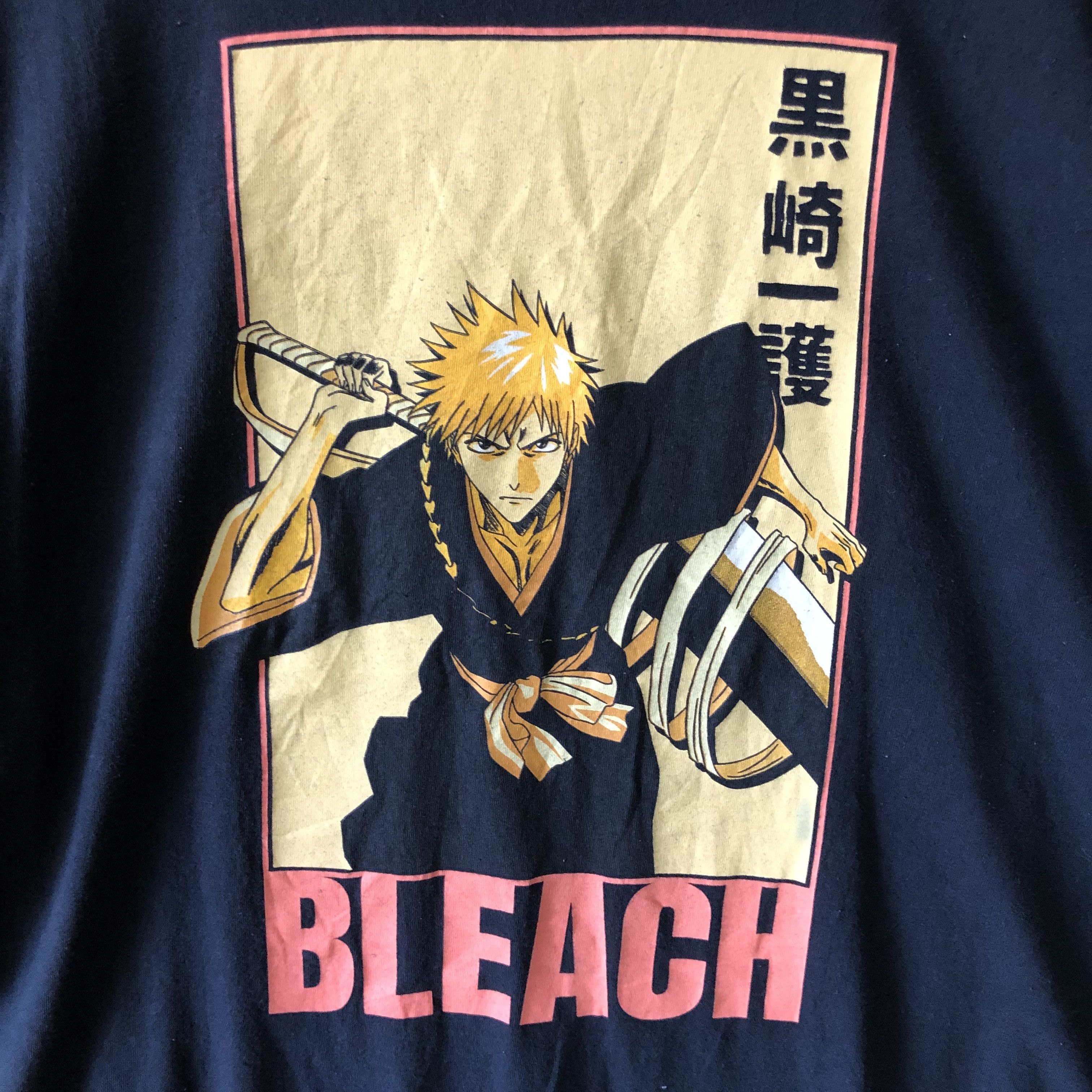 Anime Japan Anime BLEACH Ichigo Kurosaki TShirt Size US XXL / EU 58 / 5 - 2 Thumbnail