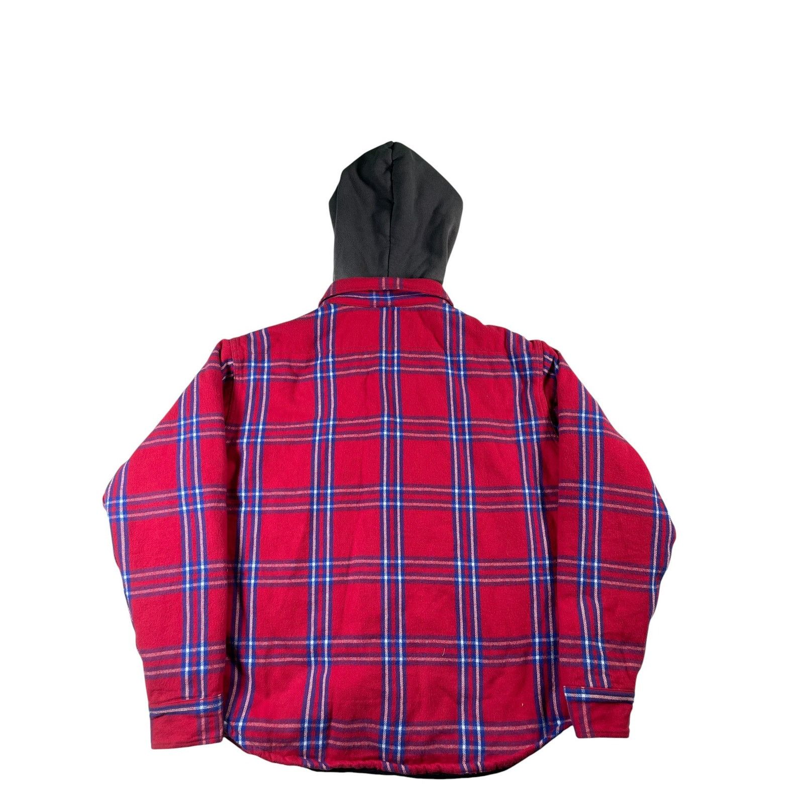 Other Saint Mxxxxxx Flannel Hooded Padded Jacket Size M / US 6-8 / IT 42-44 - 6 Thumbnail