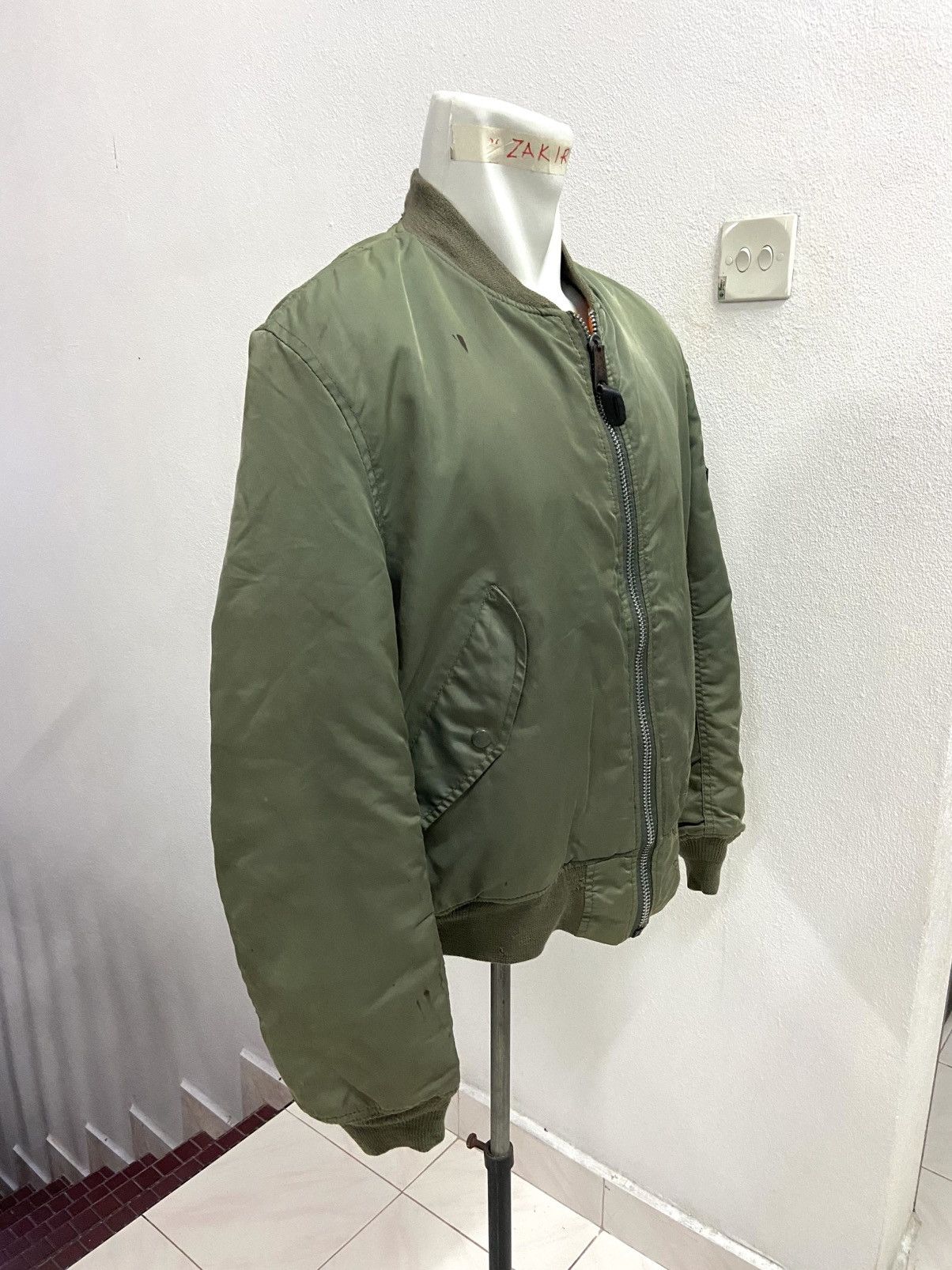Alpha Industries × Vintage VINTAGE ALPHA INDUSTRIES MA 1 JACKET Size US L / EU 52-54 / 3 - 2 Thumbnail