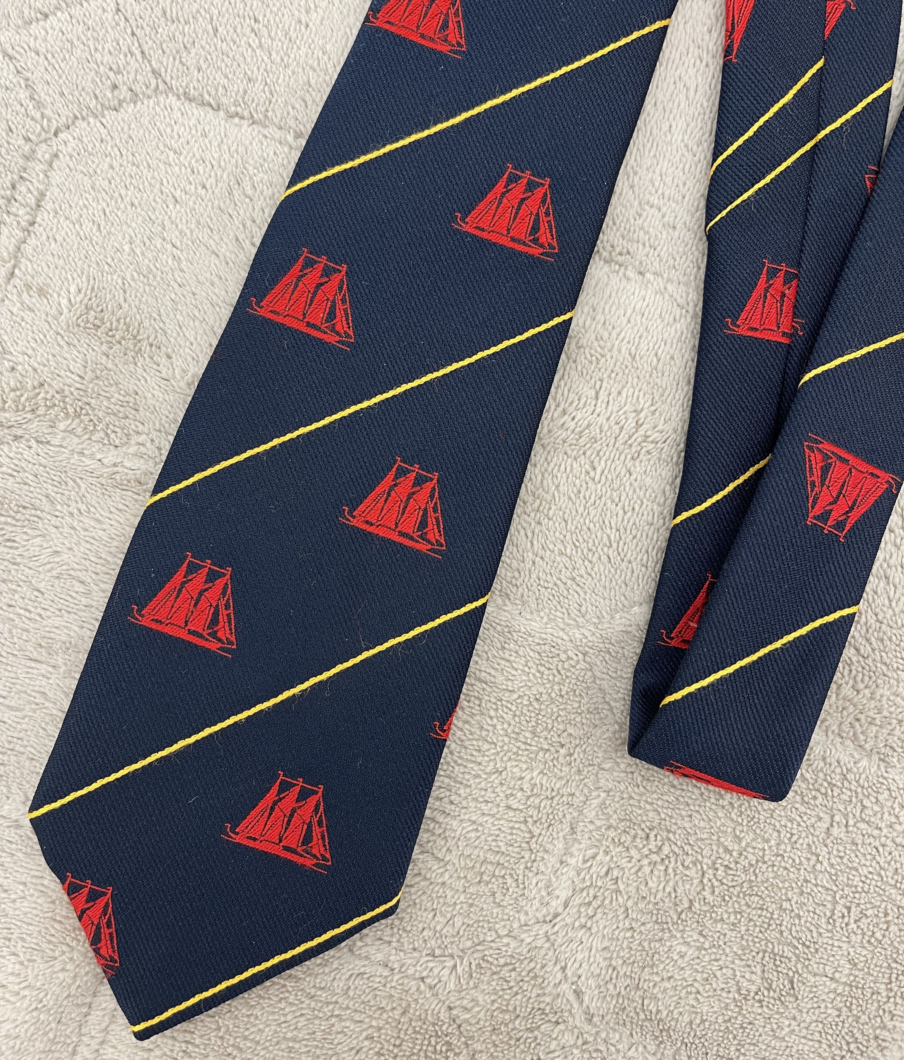 Vintage Mancunian Vintage Tie Ships Size ONE SIZE - 3 Thumbnail