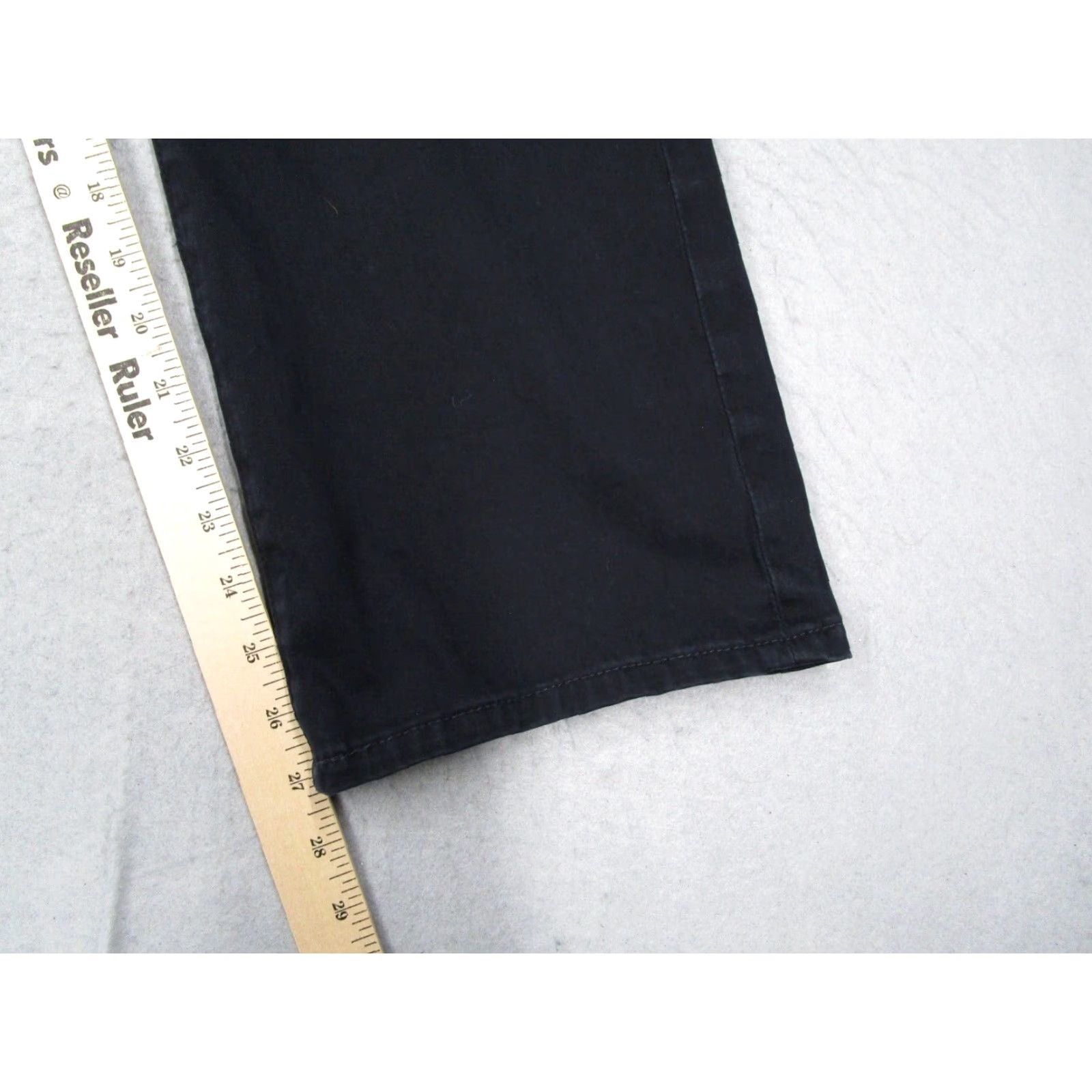 Denime ADRIANO GOLDSCHMIED Jeans Mens 34 Black PROTEGE Straight Leg Denim Work 34x34* Size US 34 / EU 50 - 7 Thumbnail