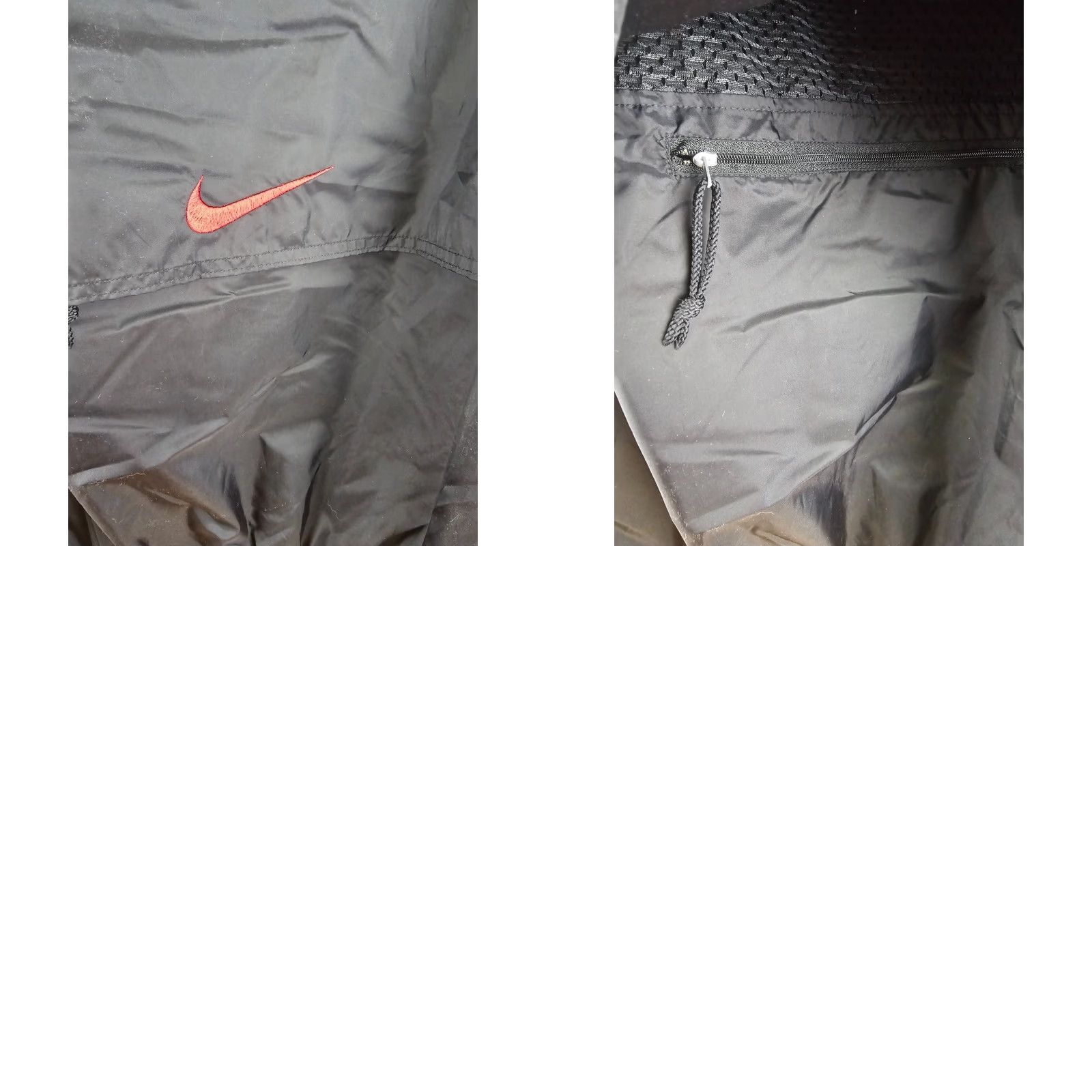Nike VINTAGE Nike Windbreaker Jacket Black SZ LARGE 90's Swoosh Windbreaker Mens Jacket Black 27" Top to Bottom 23" Cross Shoulder 25" Shoulder to Cuff Size US L / EU 52-54 / 3 - 8 Thumbnail