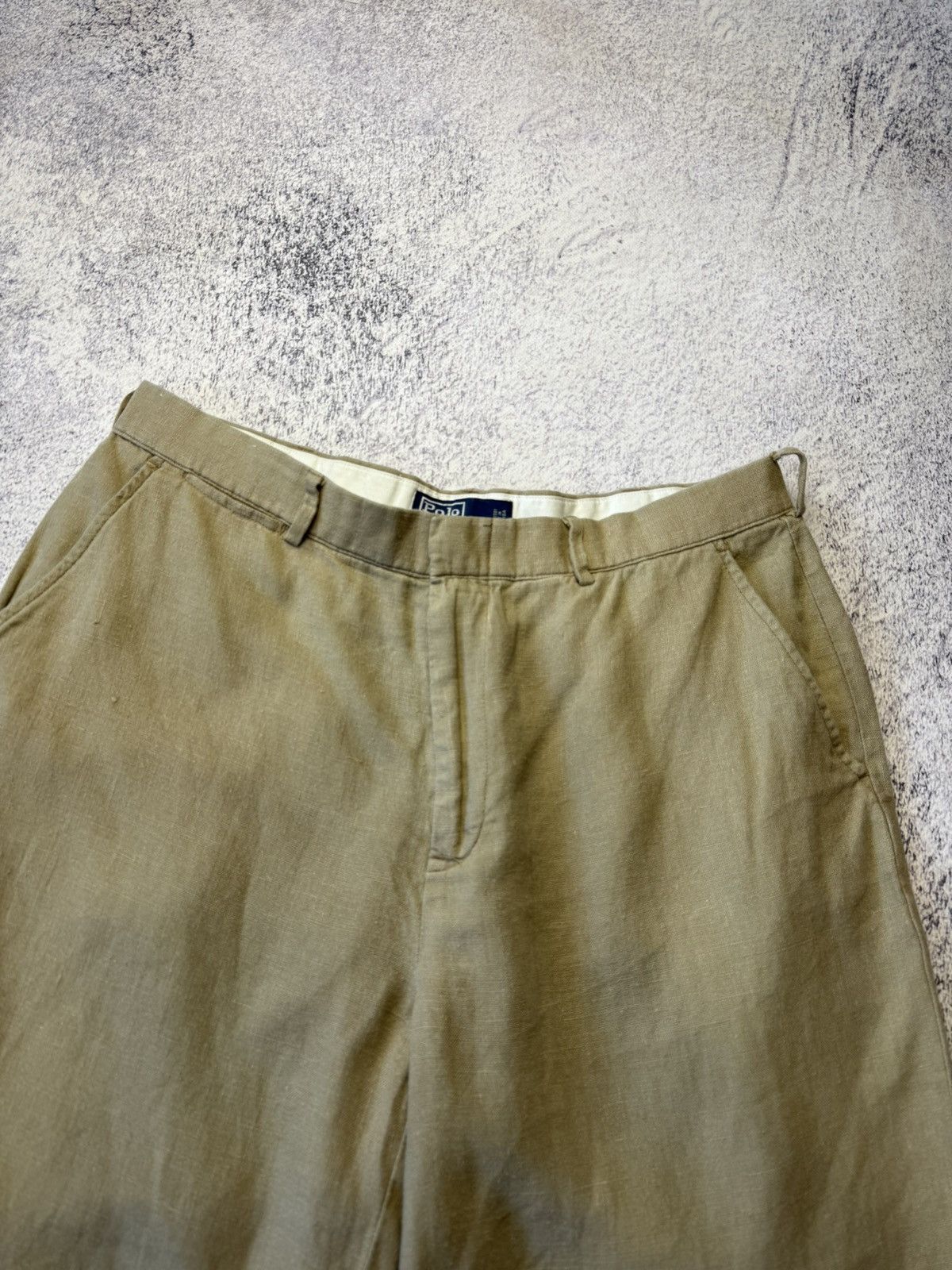 Polo Ralph Lauren Vintage Polo Ralph Lauren Linen Shorts Old Money Size 34 Size US 34 / EU 50 - 5 Thumbnail
