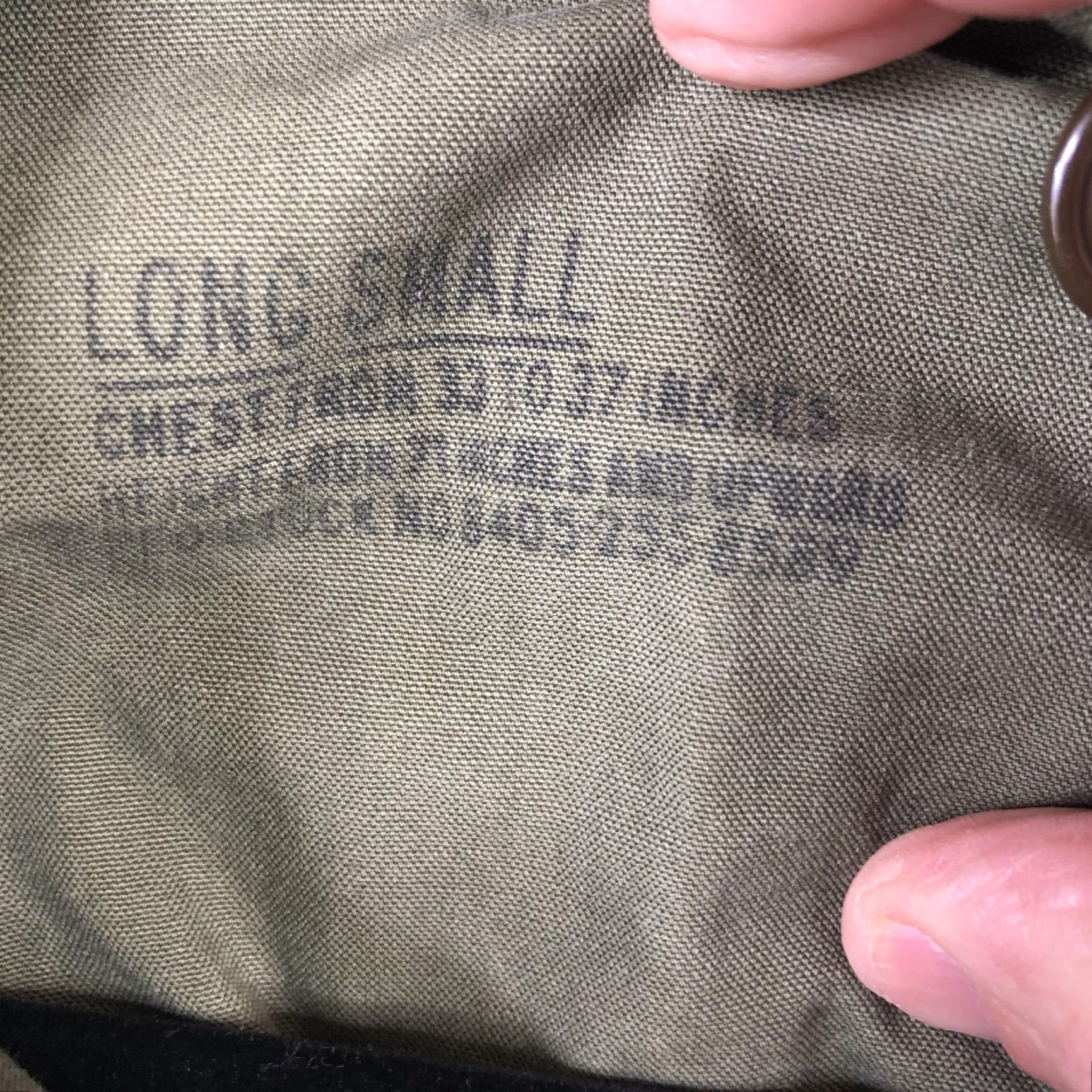 Vintage VINTAGE Field Jacket Mens ST Long Small Green Canvas Military OG Pockets Army Size US S / EU 44-46 / 1 - 3 Thumbnail