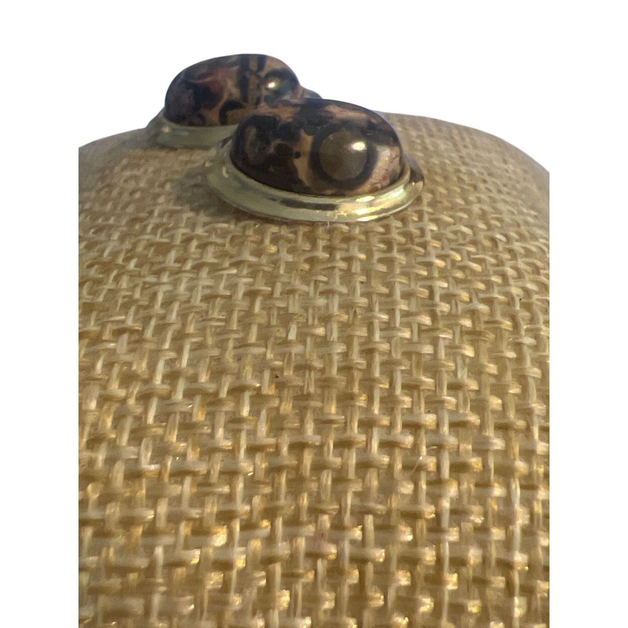 Other Vintage Gold Tone Leopard Jasper Stud Earrings Cabochon Dome Size ONE SIZE - 3 Thumbnail