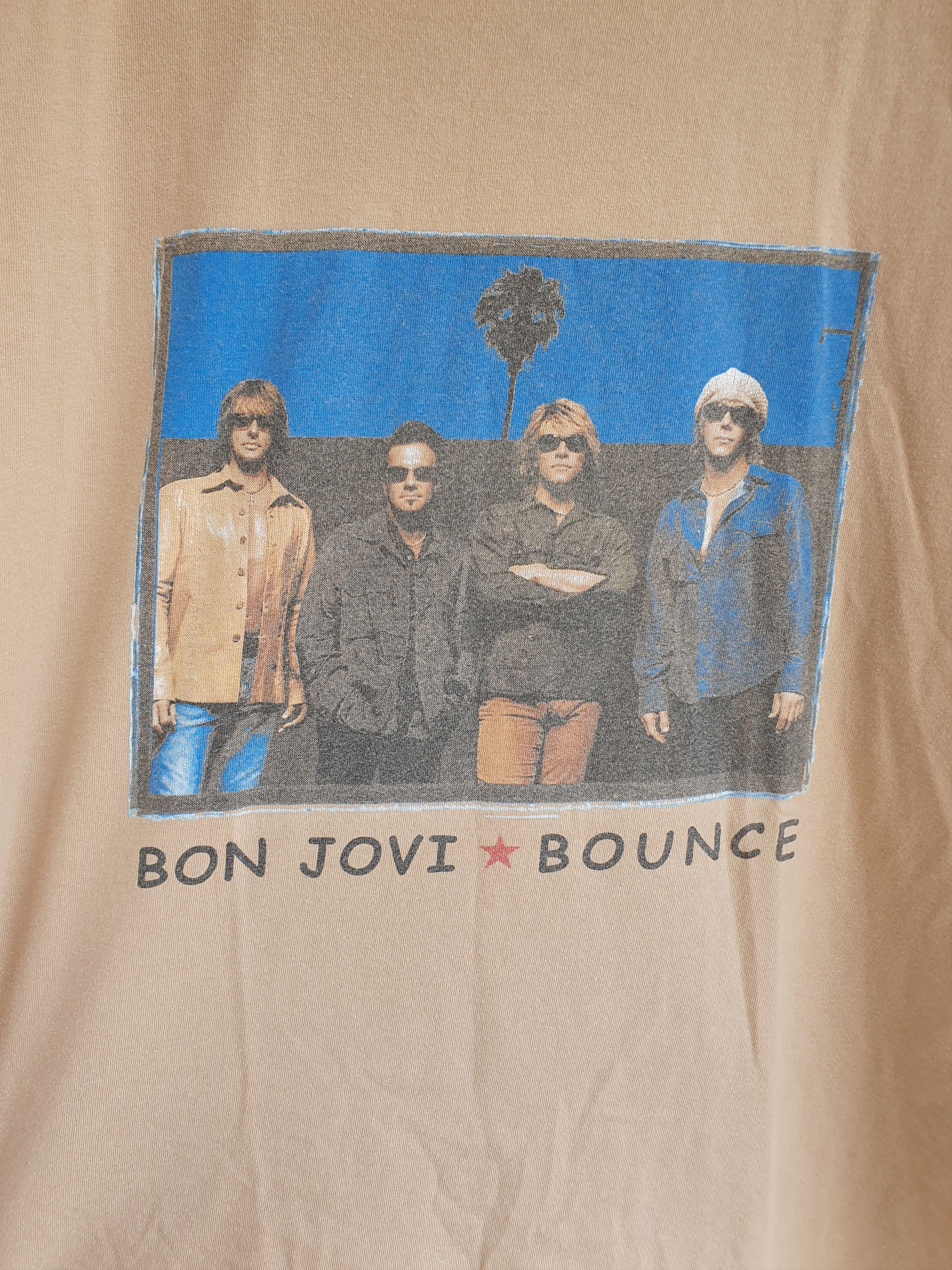 Band Tees Bon Jovi Bounce 2003 World Tour t-shirt sz L Size US L / EU 52-54 / 3 - 3 Thumbnail
