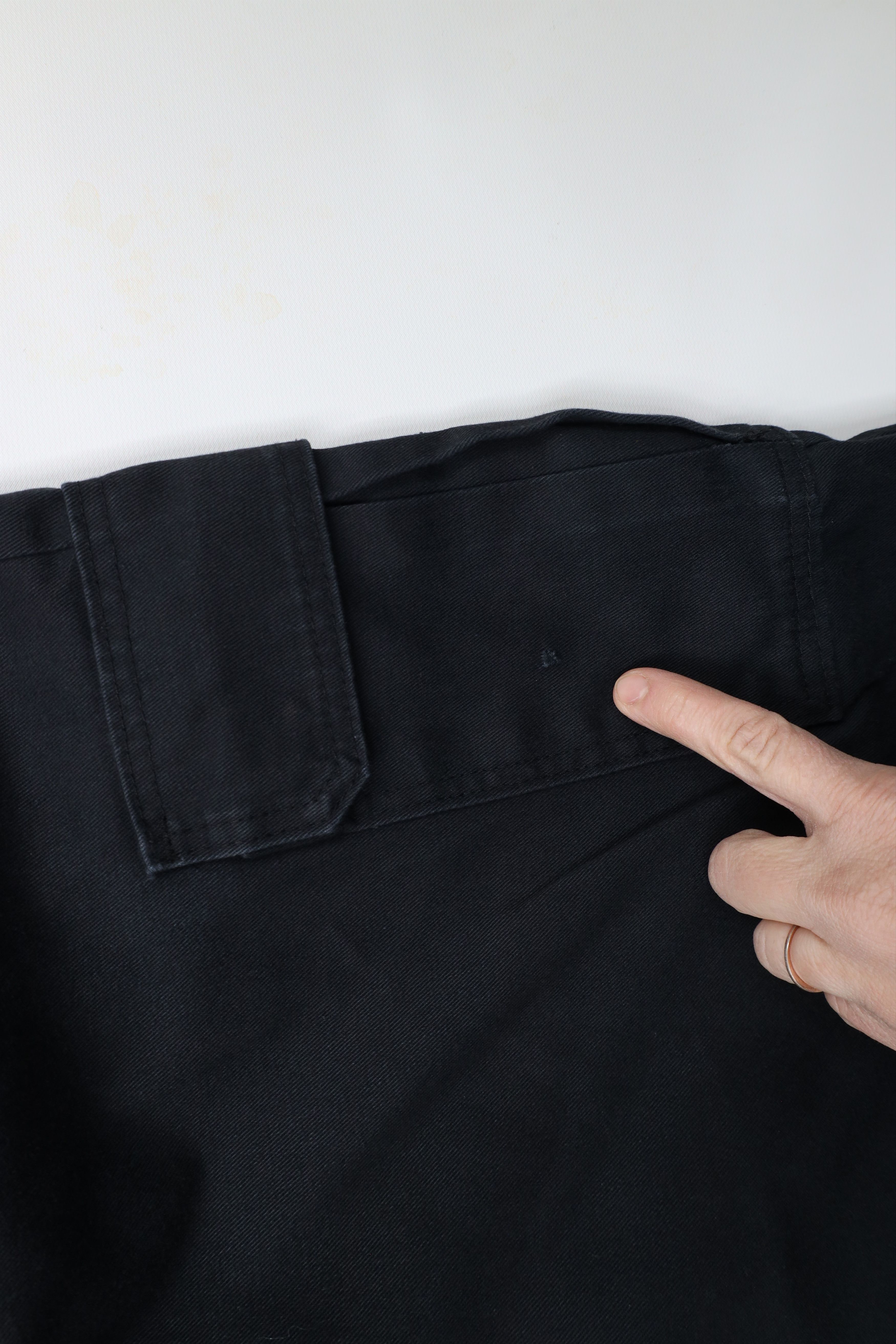 Dickies × Vintage Vintage Dickies Relaxed Straight Wide Leg Cargo Pants Black Size US 40 / EU 56 - 8 Thumbnail