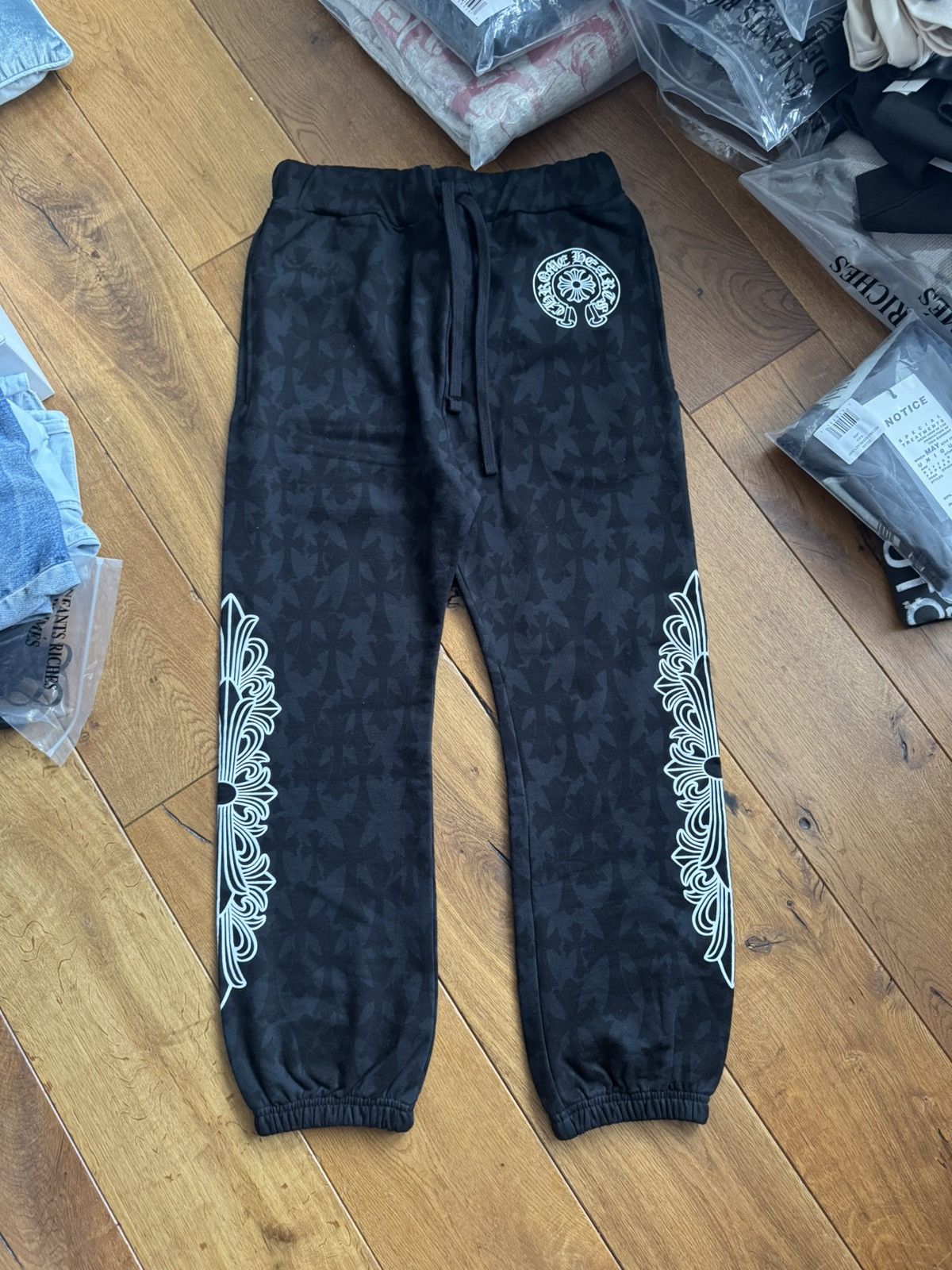 Chrome Hearts LOGO PRINT SWEATPANTS Size US 32 / EU 48 - 10 Thumbnail