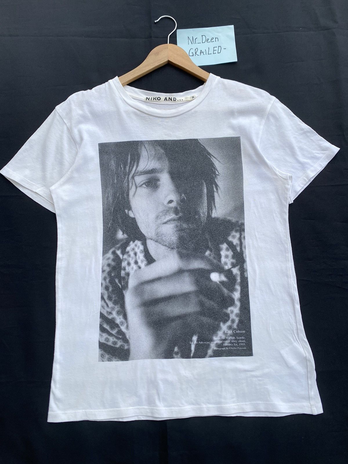 Japanese Brand Rare Vtg Niko and x Kurt Cobain Printed Tshirt Size US S / EU 44-46 / 1 - 4 Thumbnail