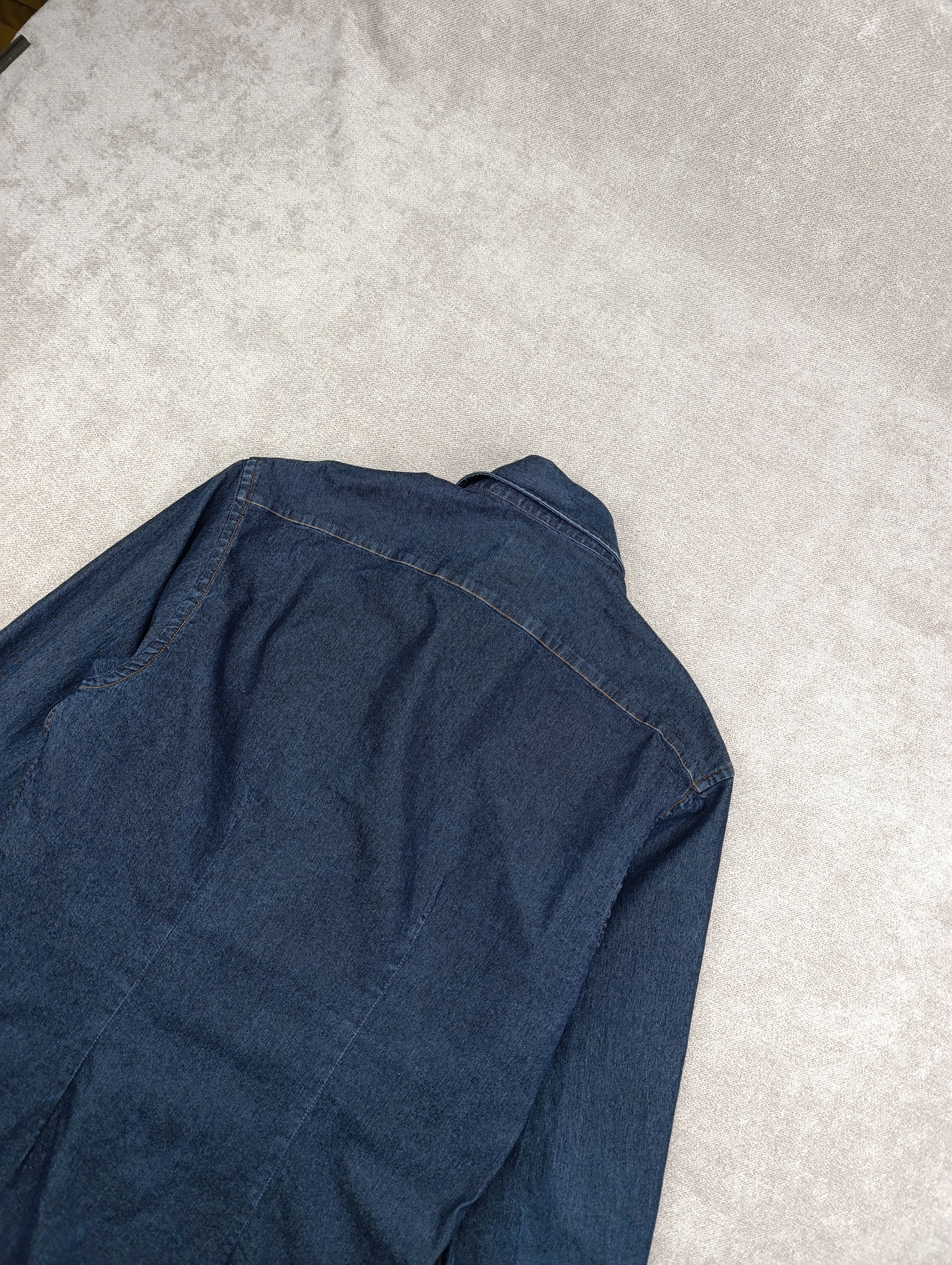 Dolce & Gabbana Dolce Gabbana Mens Denim Stretch Shirt Size 52 Size US L / EU 52-54 / 3 - 19 Thumbnail