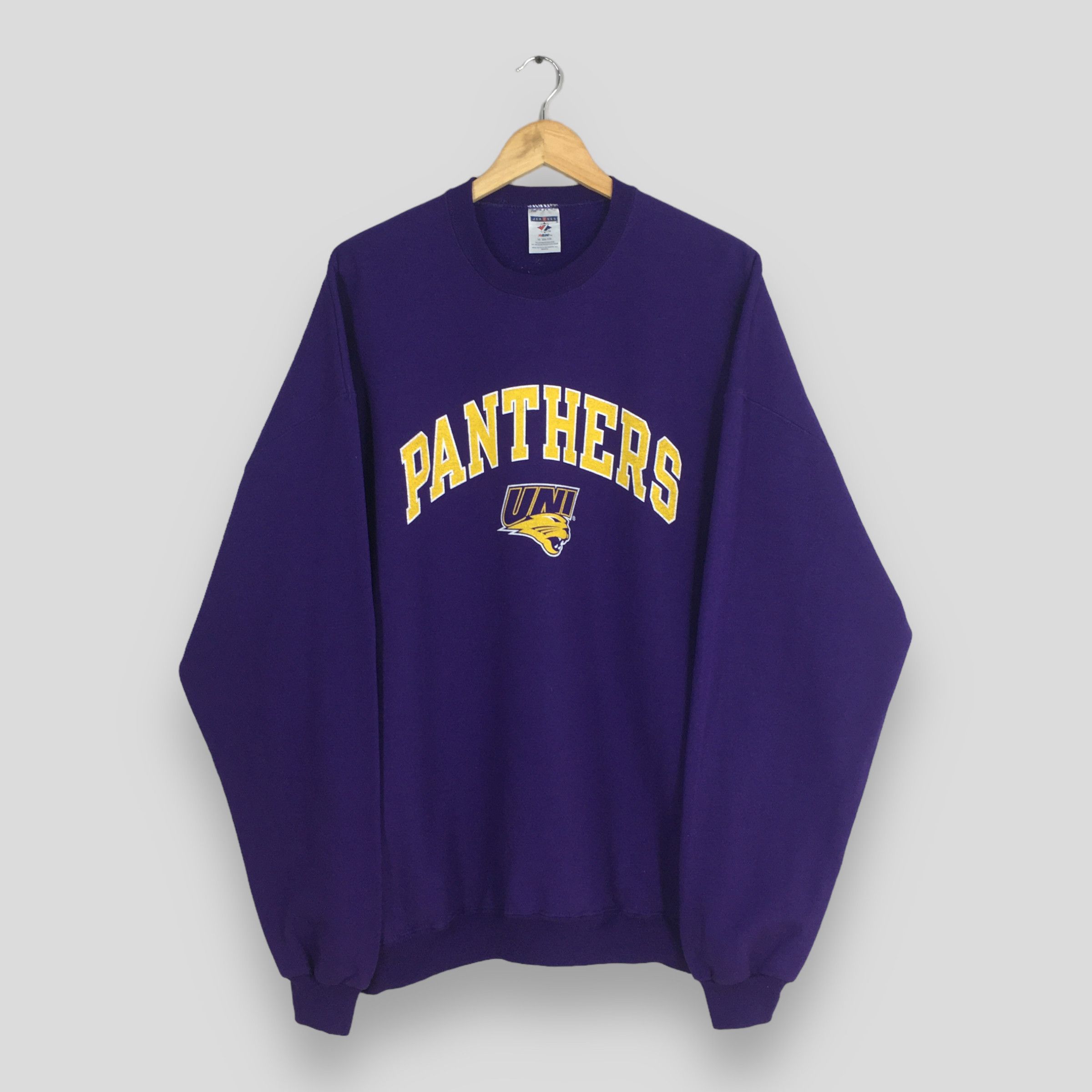 Jerzees Vintage Northern Iowa Panthers Football Sweatshirt 3XL Size US XXL / EU 58 / 5 - 1 Thumbnail