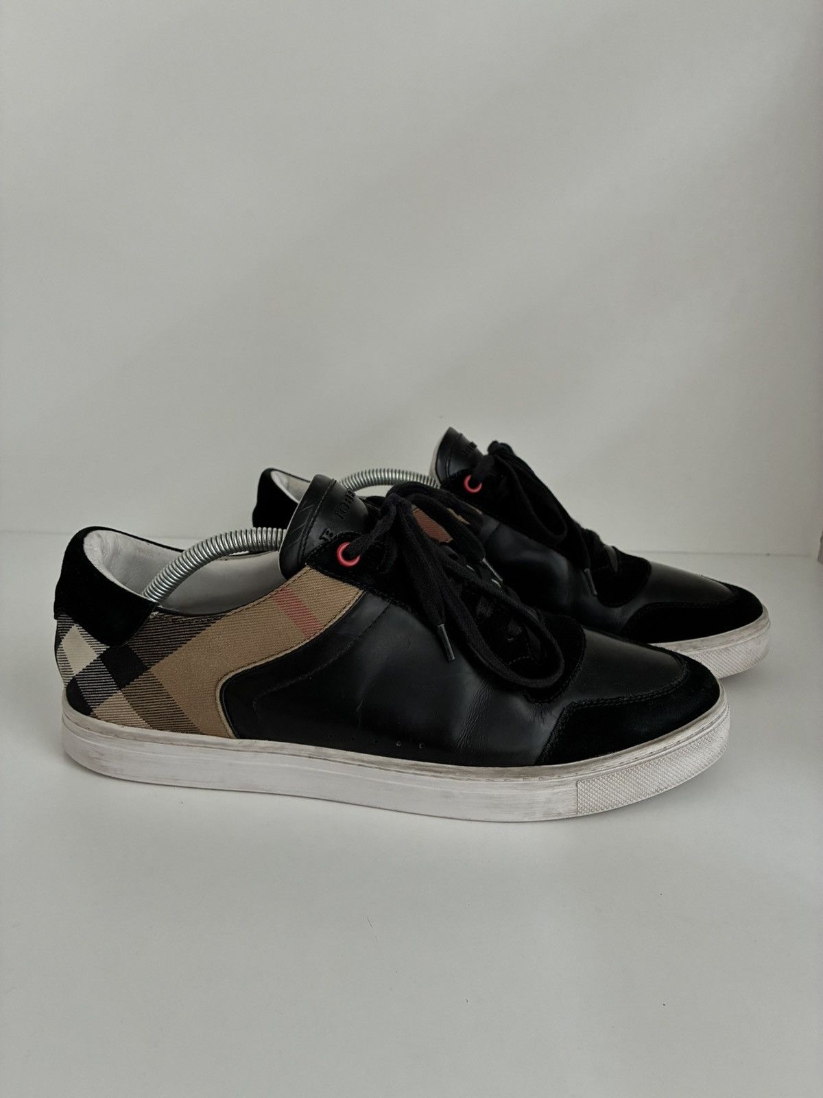 Burberry Burberry low trainers luxury sneakers leather House Check Size US 10 / EU 43 - 2 Thumbnail