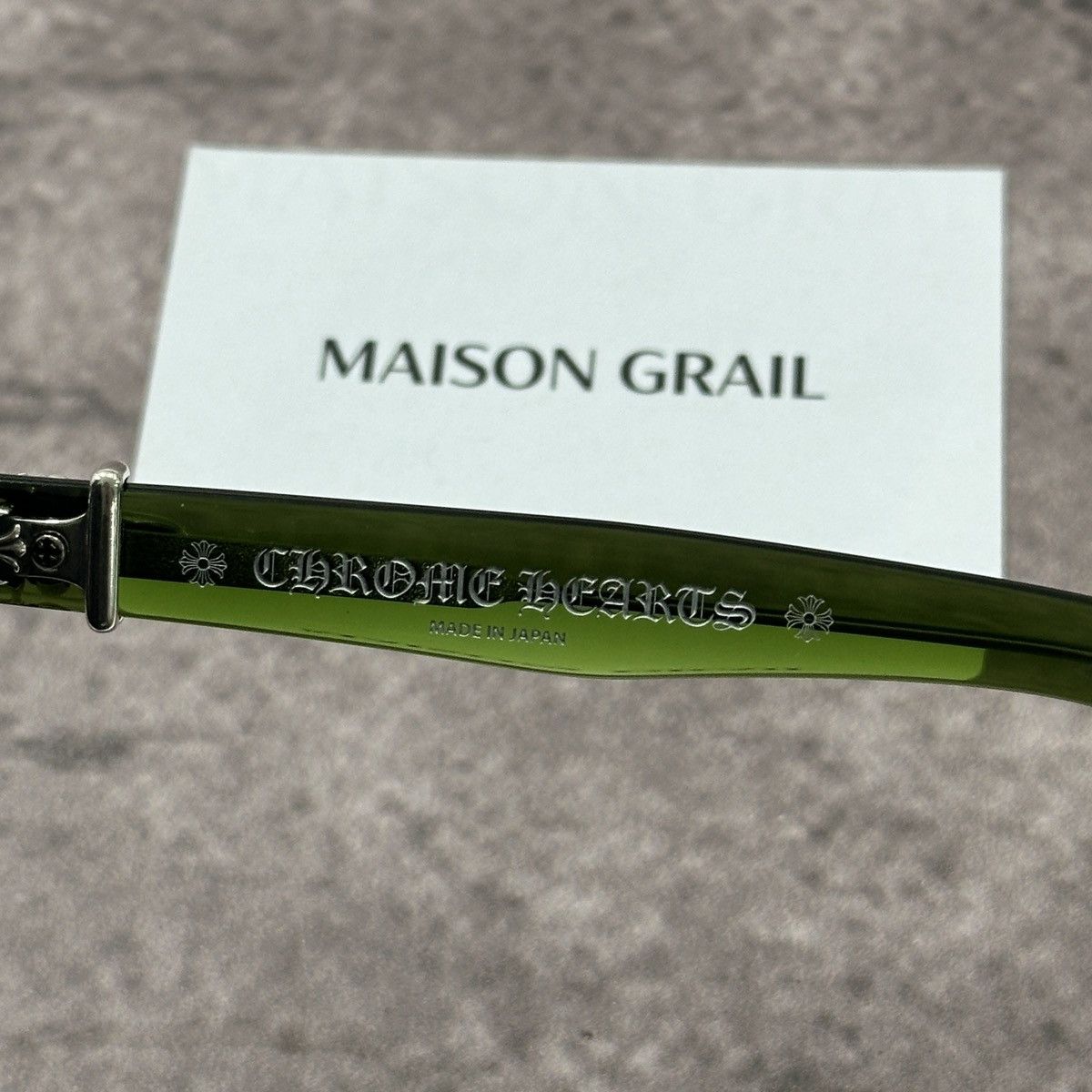 Chrome Hearts CHROME HEARTS VAGILLIONAIRE II DARK OLIVE EYEWEAR Size ONE SIZE - 6 Thumbnail