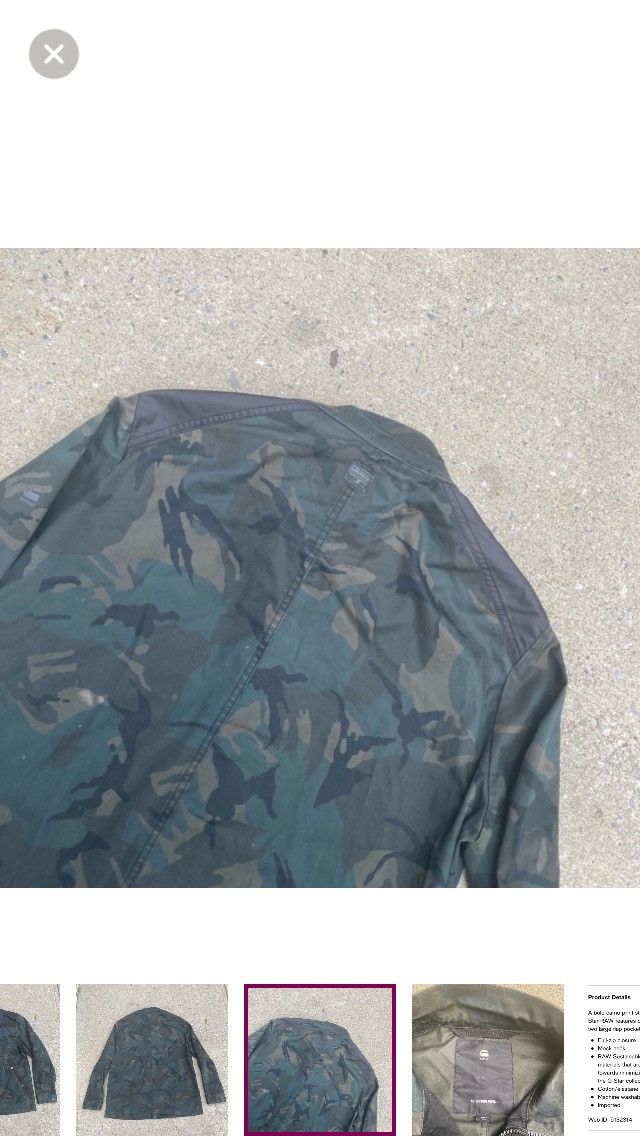 G-Star G-Star Raw Camo Jacket XL Size US XL / EU 56 / 4 - 7 Thumbnail