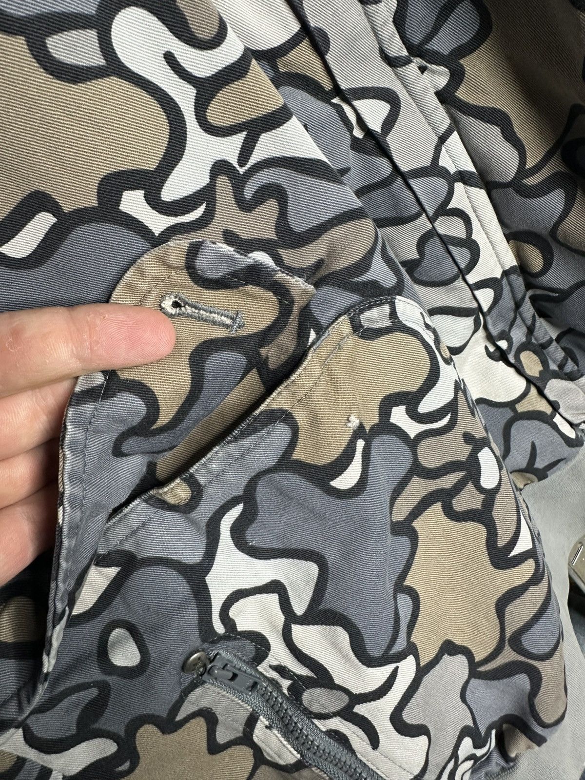Adidas Adidas Safety Camo Hooded Jacket Full Zip Military Utility L Size US L / EU 52-54 / 3 - 11 Thumbnail