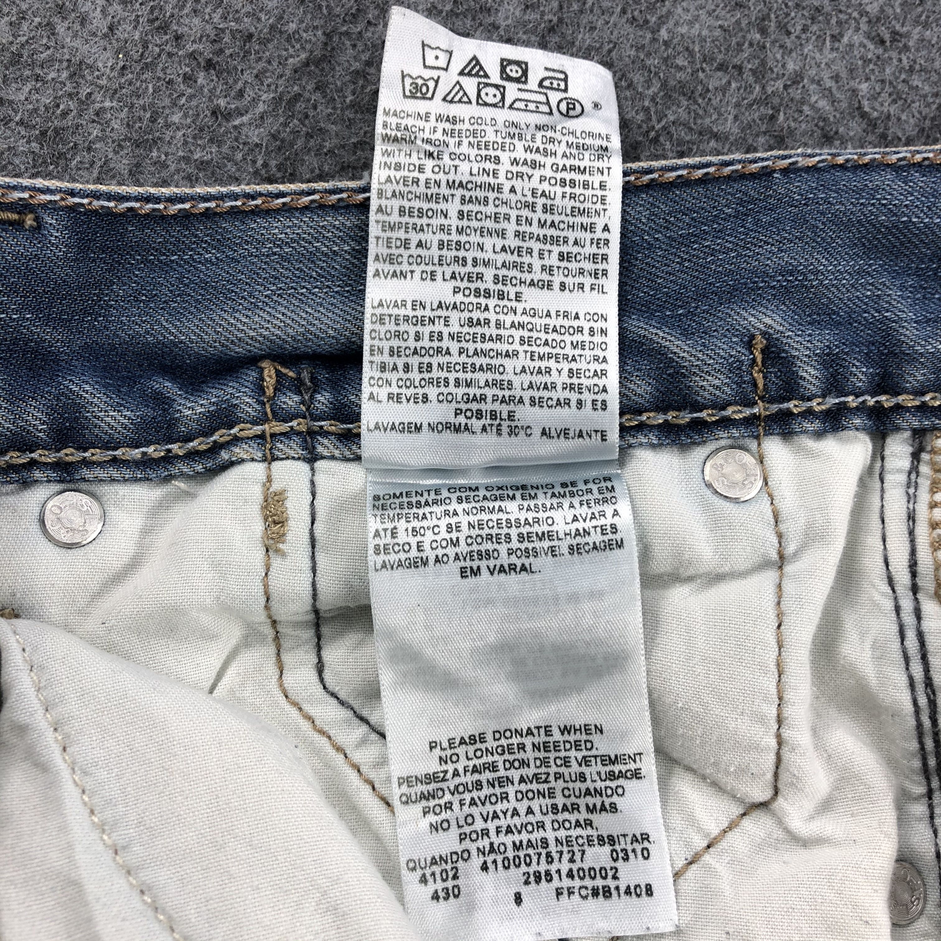 Levi's Vintage Light Wash Levis 514 Jeans-JM1193 Size US 34 / EU 50 - 11 Thumbnail