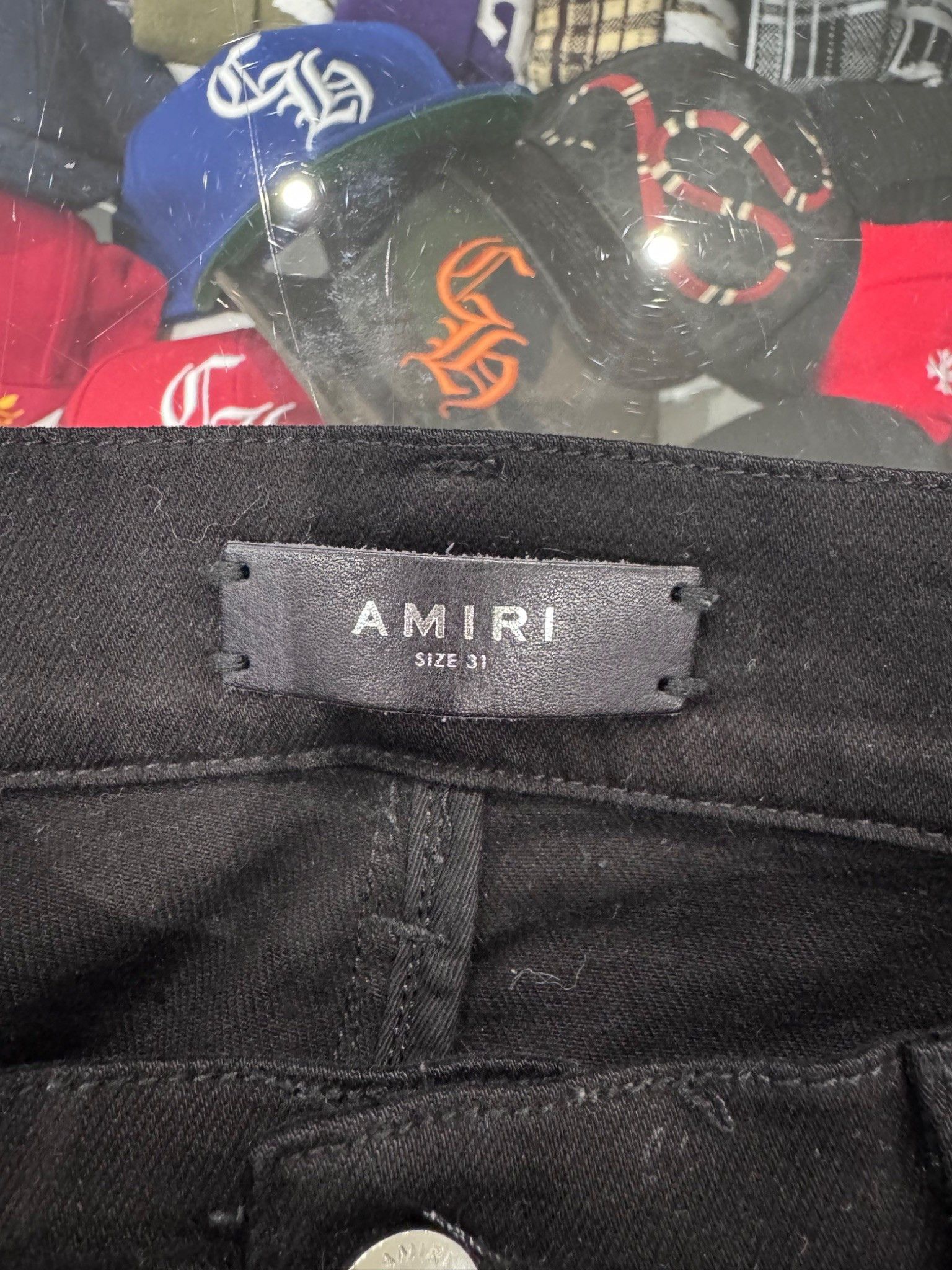 Amiri Amiri Distressed Jeans Black Size US 31 - 3 Thumbnail