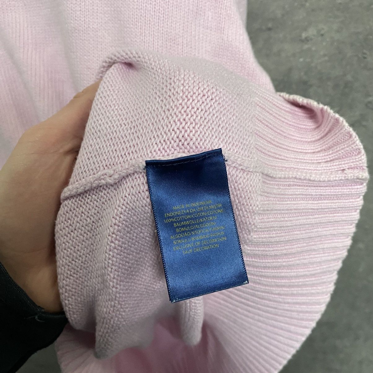 Polo Ralph Lauren Vintage Polo Ralph Lauren Sweater Pink Pony Crew Neck Y2K Size US L / EU 52-54 / 3 - 8 Thumbnail