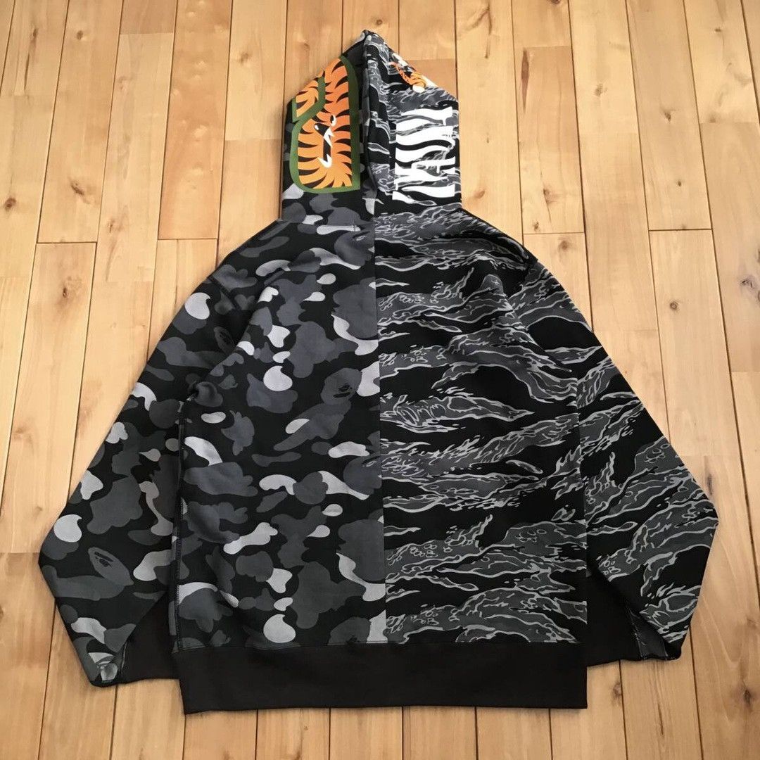 Bape × Undefeated BAPE × Undefeated Tiger Shark full zip Hoodie a bathing ape Size US XL / EU 56 / 4 - 2 Thumbnail
