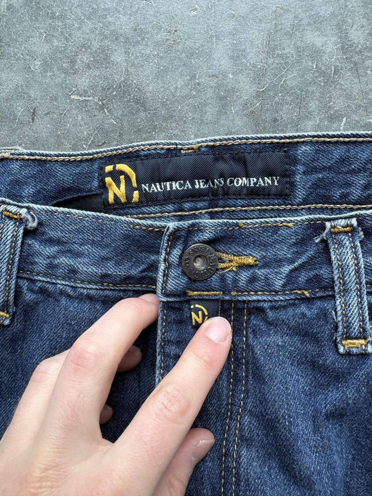 Nautica Vintage Y2K Nautica Carpenter Jeans Baggy Fit 34x34 Size US 34 / EU 50 - 7 Thumbnail