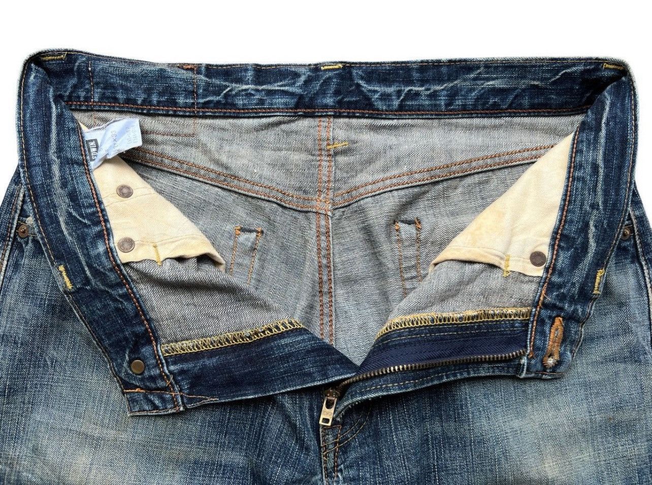 Edwin Vintage Edwin 505zx Selvedge Distressed Denim Jeans 33x31 Size US 33 - 13 Thumbnail