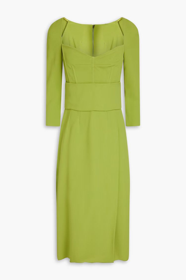 Dolce & Gabbana o1y0825 Midi Dress in Green Size XS / US 0-2 / IT 36-38 - 1 Thumbnail