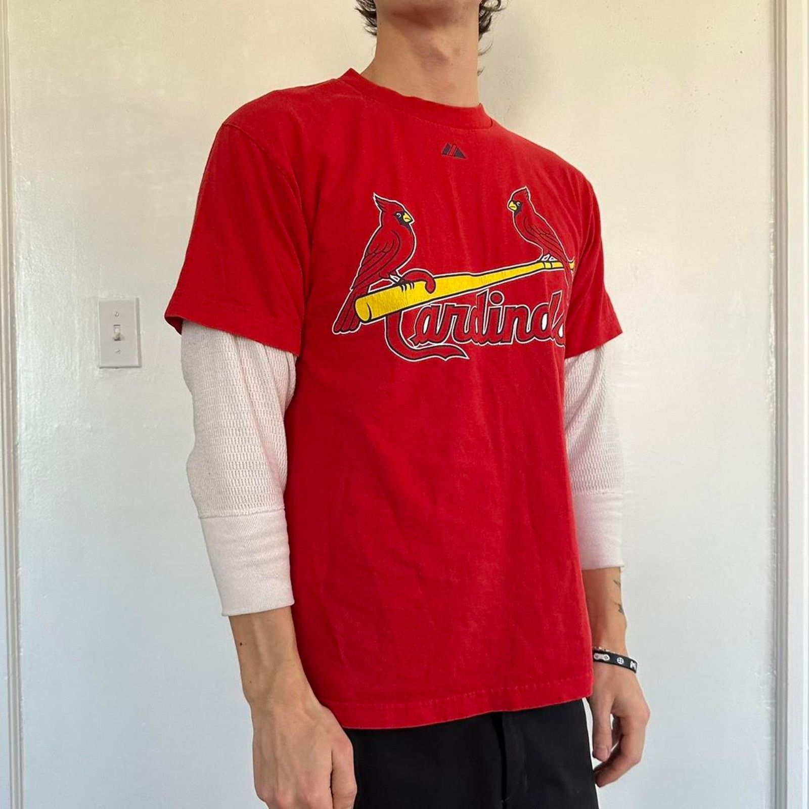 MLB Vintage Y2K MLB St Louis Cardinals Adam Wainwright Shirt Size US S / EU 44-46 / 1 - 1 Thumbnail