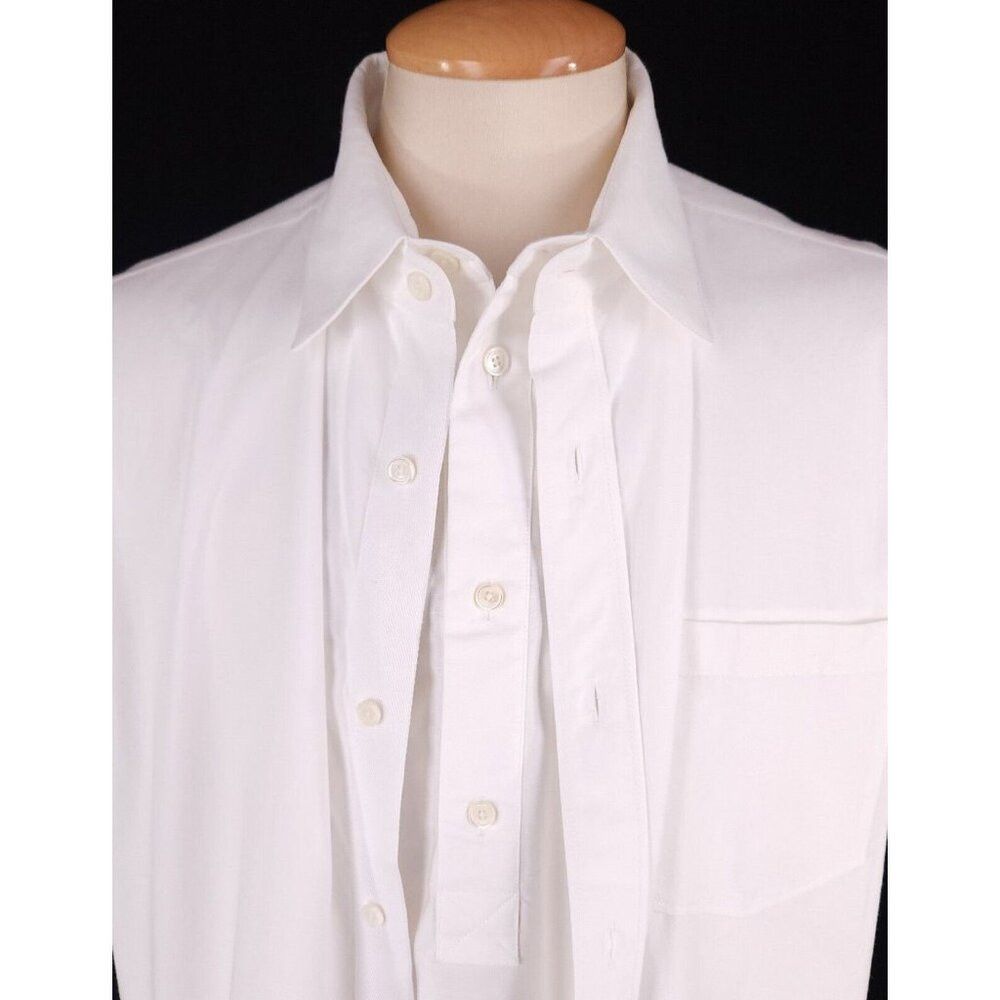 Valentino Valentino Double Layer Short Sleeve Overshirt Size 40 M Men Size US M / EU 48-50 / 2 - 2 Thumbnail