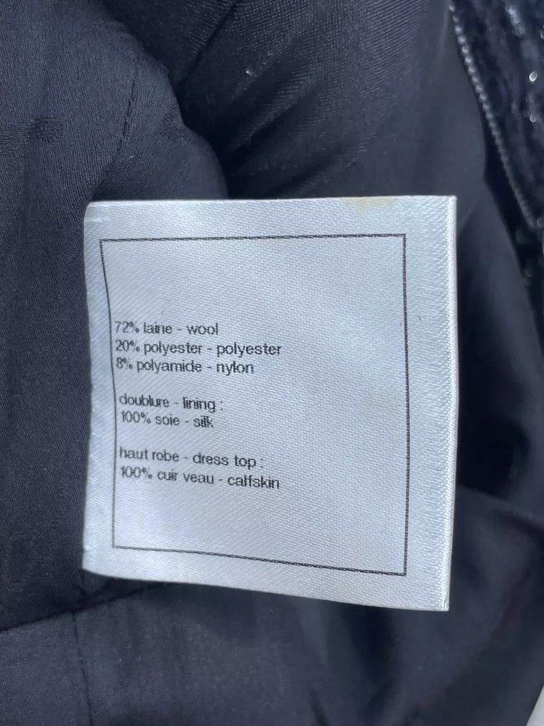 Chanel Chanel Calfskin tweed stitching dress 2504-Nextarrow Size S / US 4 / IT 40 - 8 Thumbnail