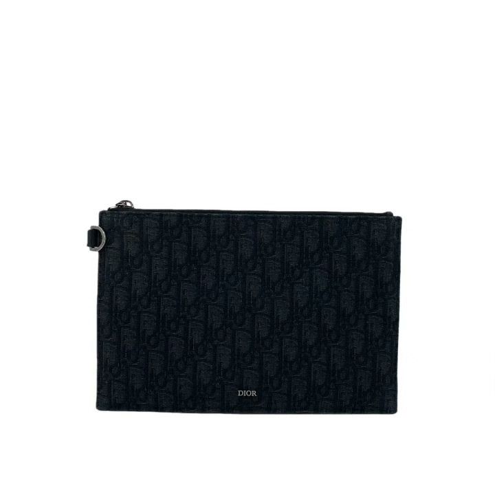 Dior Dior 23 Oblique Logo Jacquard Clutch Size ONE SIZE - 1 Thumbnail