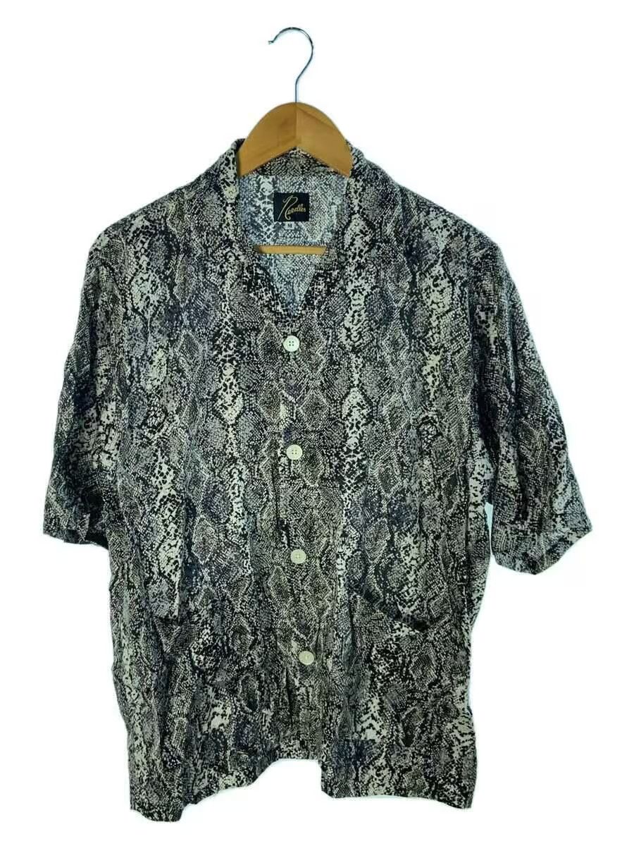 Needles Python Print Short Sleeve Cabana Button Shirt | Grailed