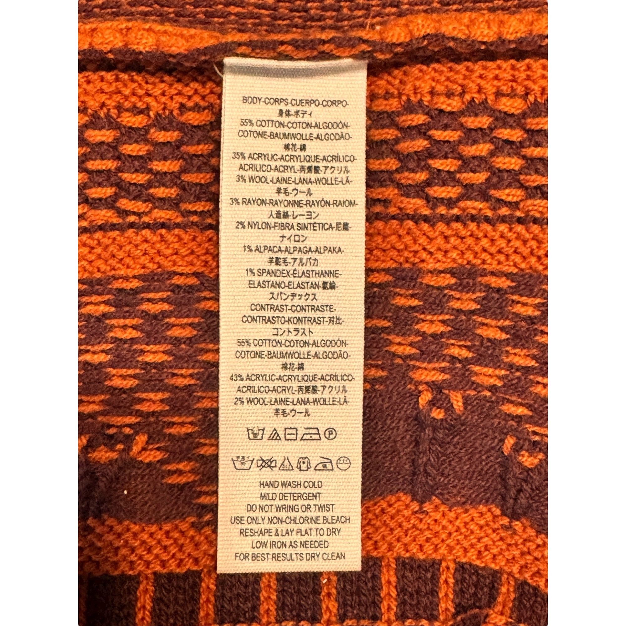 Free People Free People Orange Knit Boho Sweater Dress XS Bell Sleeves T Size XS / US 0-2 / IT 36-38 - 7 Thumbnail
