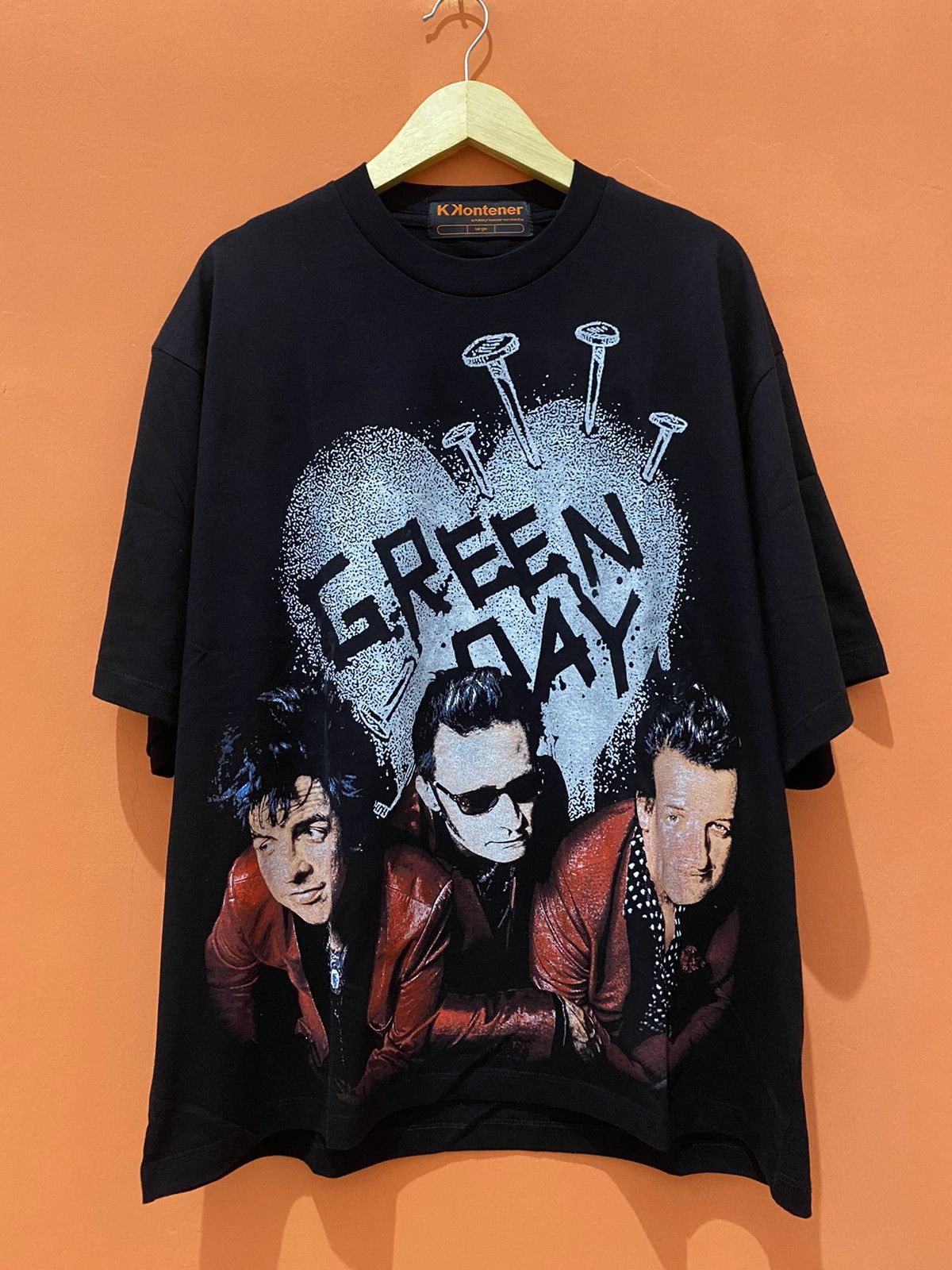 Band Tees × Vintage 🔥RARE🔥 Green Day American Idiot Cover Album Boot tee Size US L / EU 52-54 / 3 - 1 Thumbnail