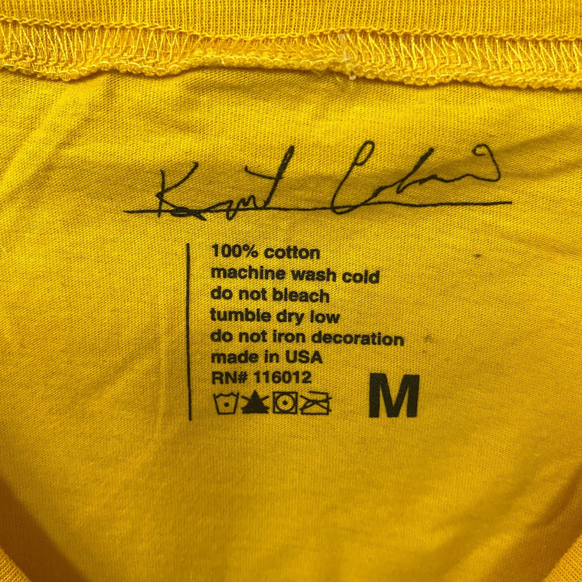 Nirvana Nirvana Listen to Kurt Cobain Yellow Crop-top M Size M / US 6-8 / IT 42-44 - 4 Thumbnail