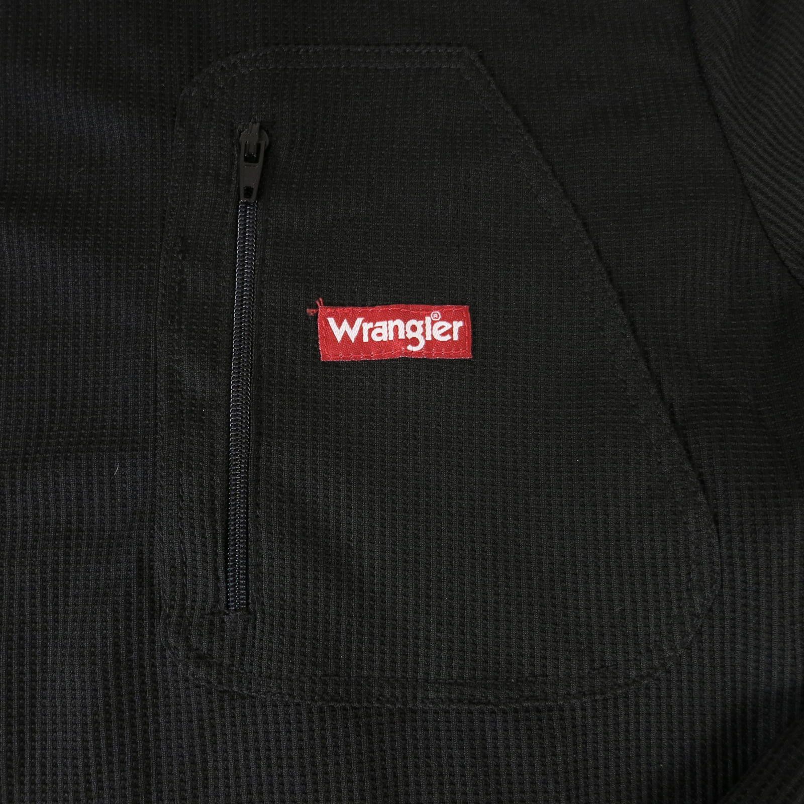 Wrangler Men's L Wrangler Black Long Sleeve Thermal Shirt with Pocket Size US L / EU 52-54 / 3 - 2 Thumbnail