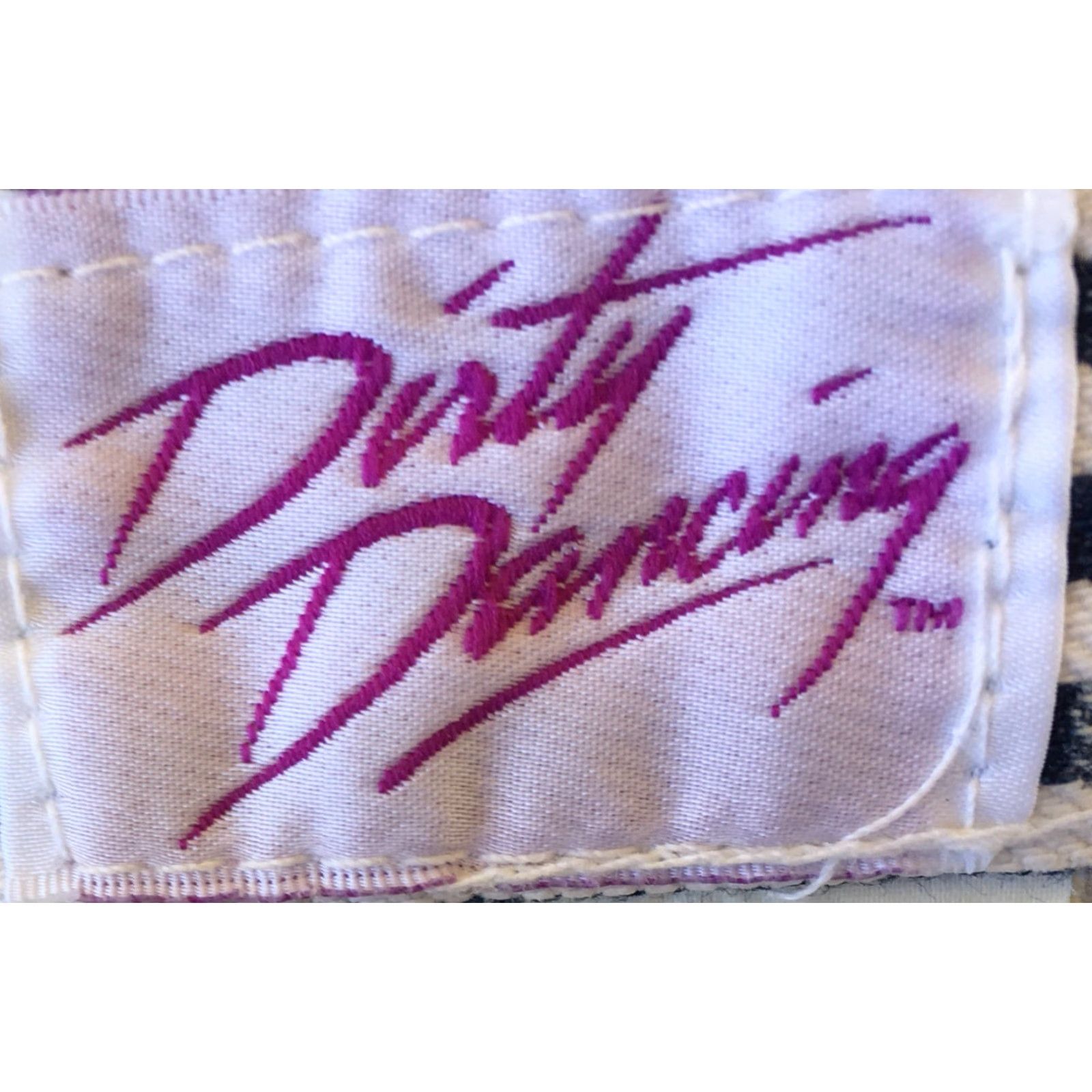 Denime VINTAGE Dirty Dancing Striped Acid Wash Denim Shorts 1980s 80s Size 12 29” Waist Denim Shorts Womens Boys Girls Mens Size 34" / US 12 / IT 48 - 6 Thumbnail