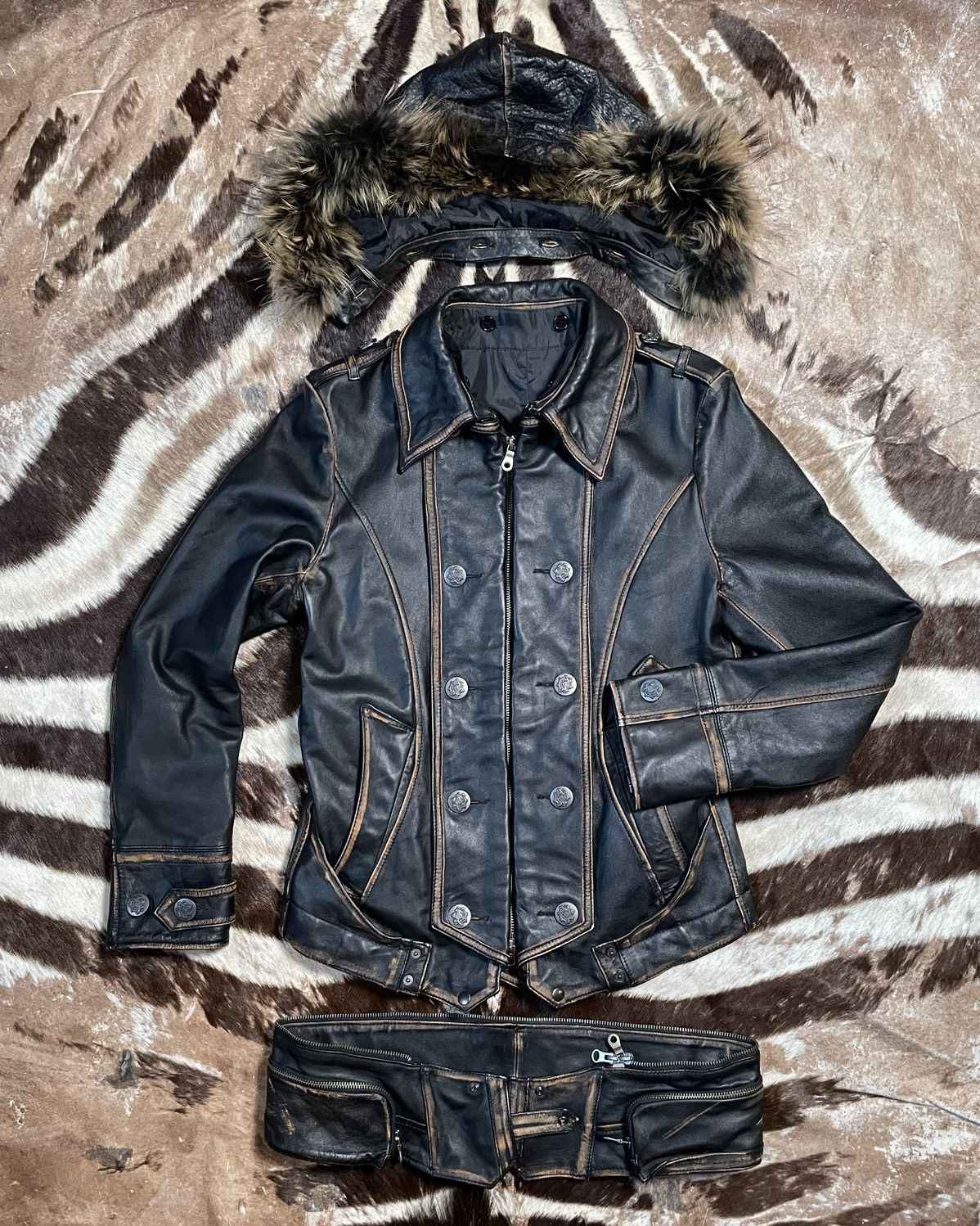 PPFM PPFM RACCOON TRIM MILITARY COAT Size US M / EU 48-50 / 2 - 2 Thumbnail