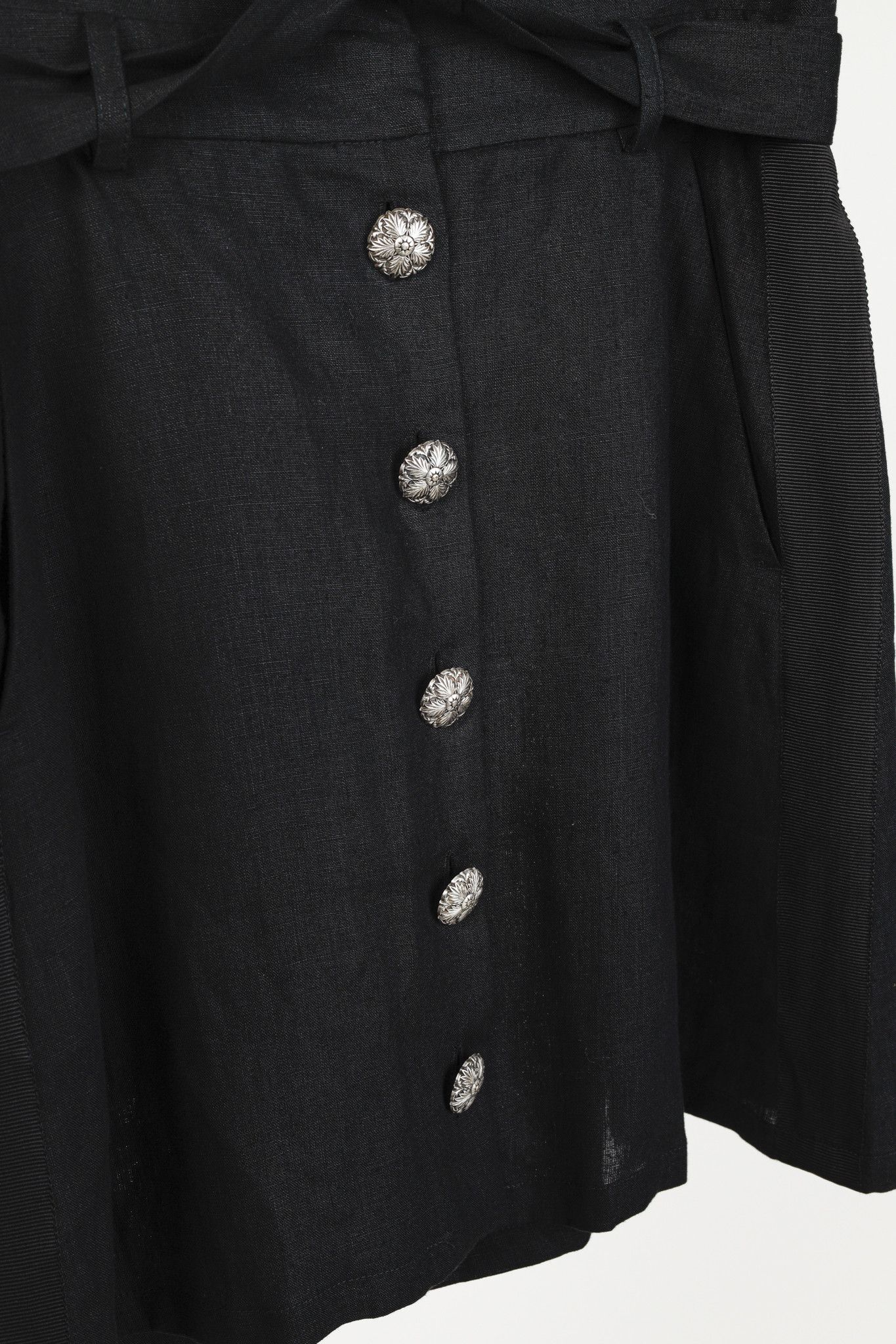 The Kooples The Kooples Linen Button Down Skirt Size 28" / US 6 / IT 42 - 7 Thumbnail