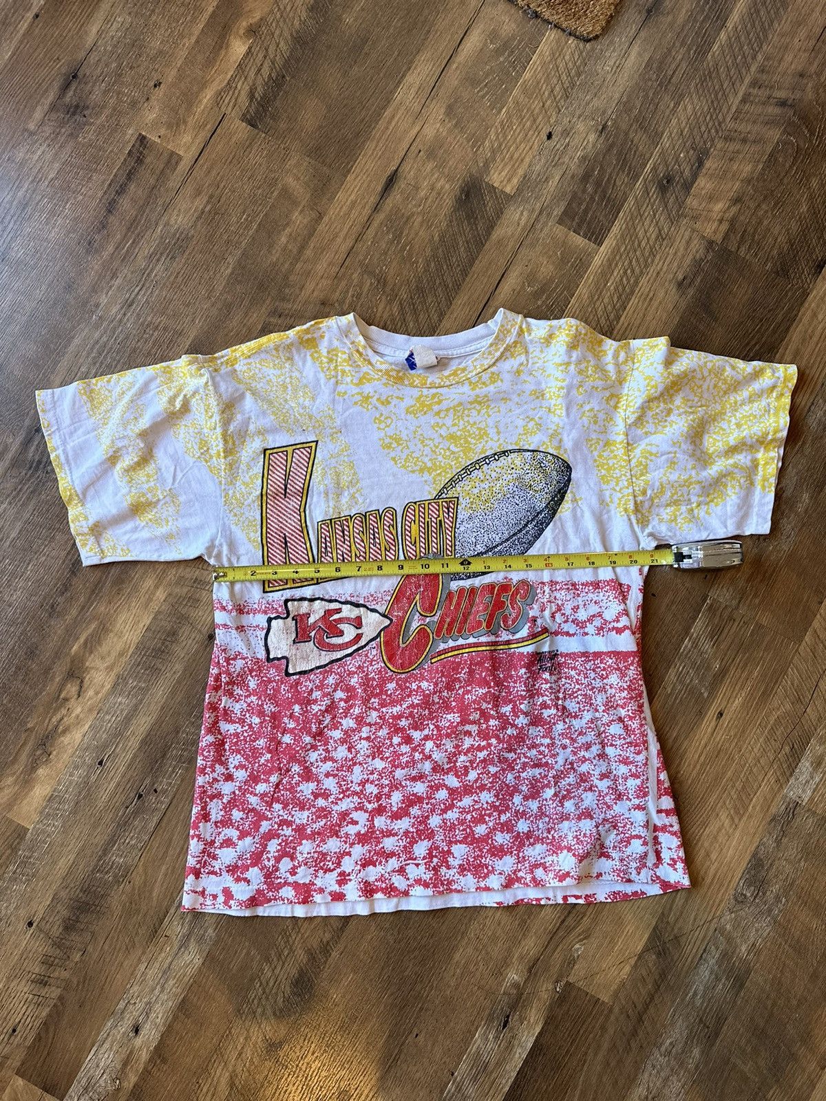 NFL × Vintage 1991 Kansas City Chiefs all over print Size US XL / EU 56 / 4 - 8 Thumbnail